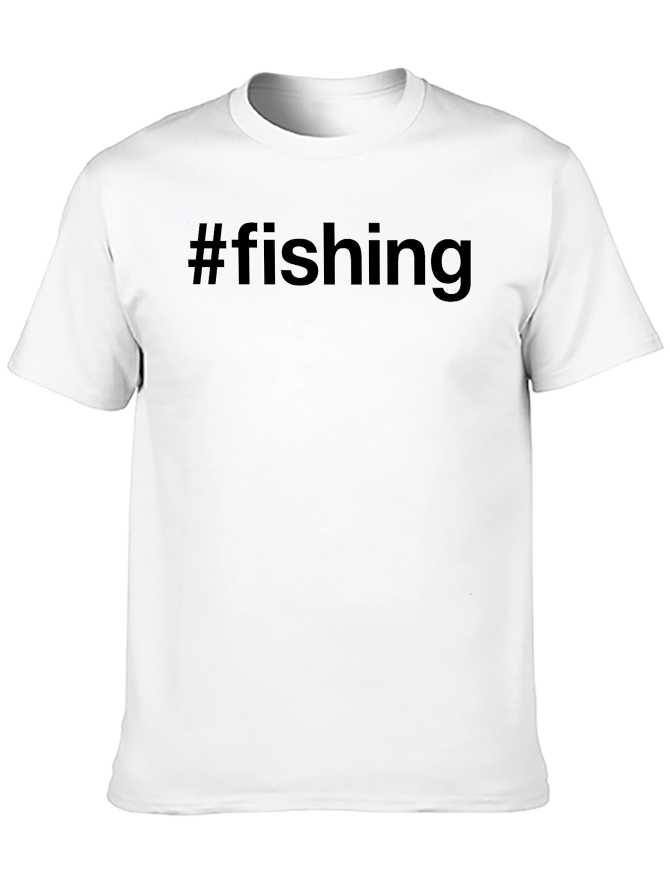 Mens #fishing Graphic Tee - Black