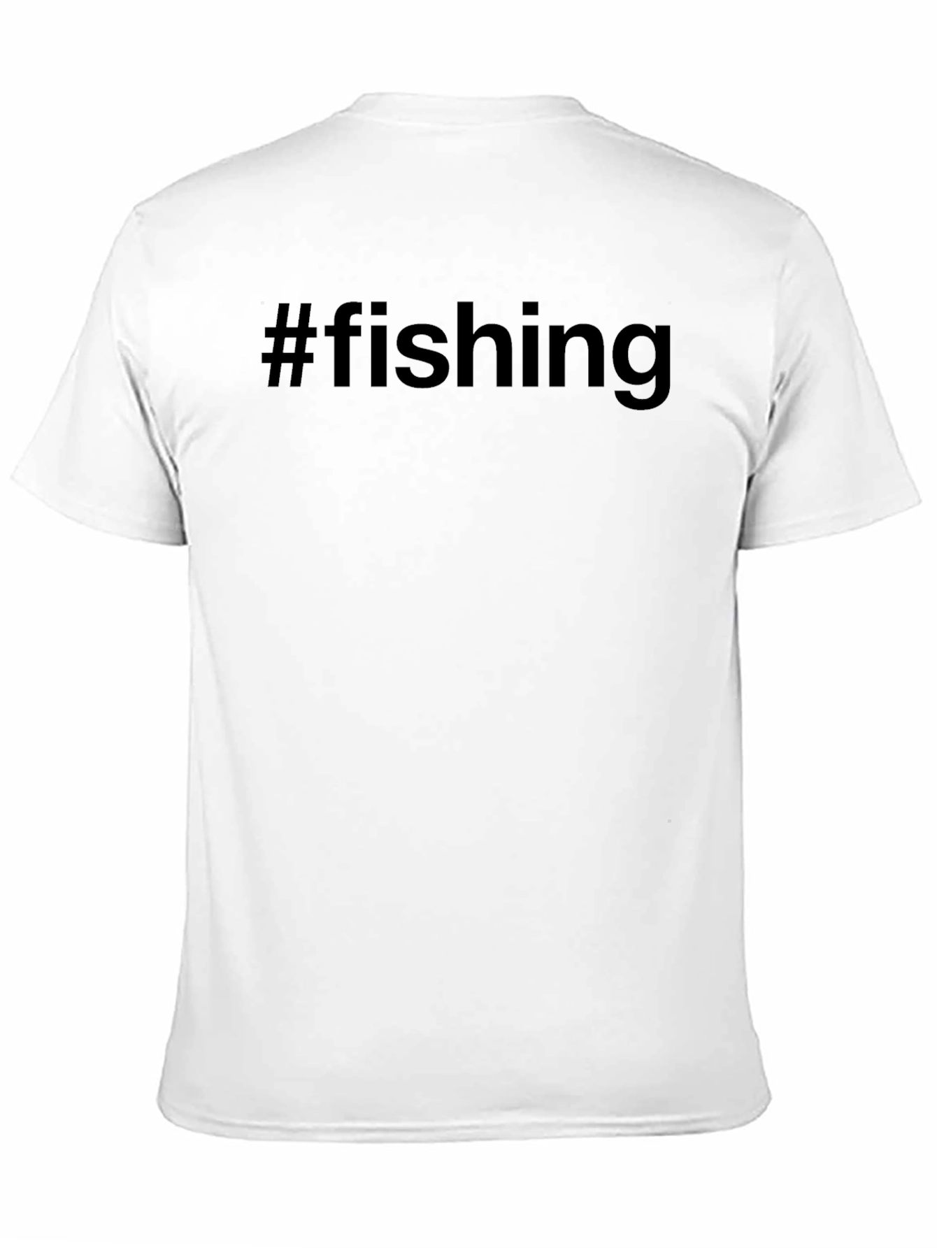 Mens #fishing Graphic Tee - Black