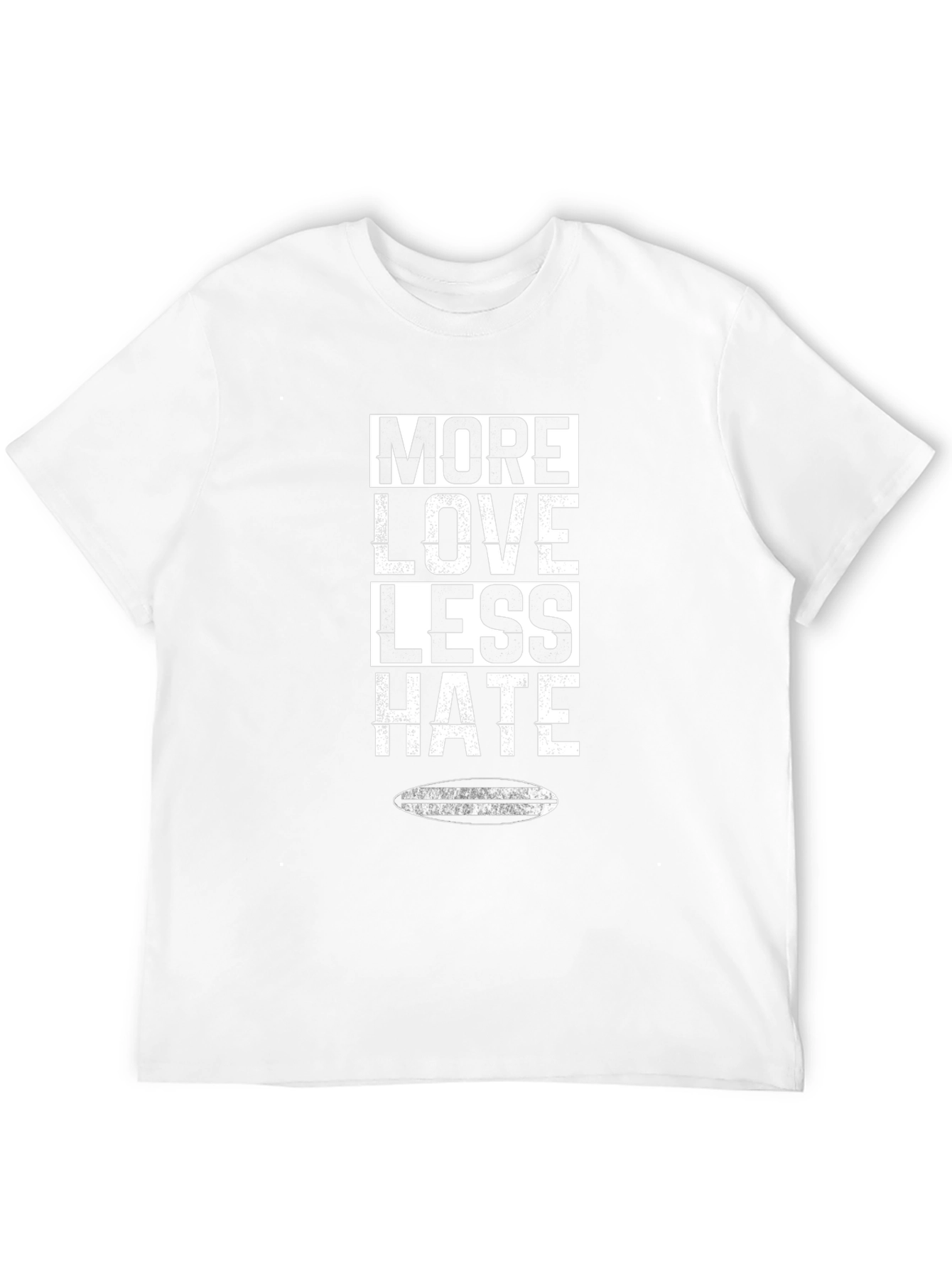 More Love Less Hate Graphic T-Shirt