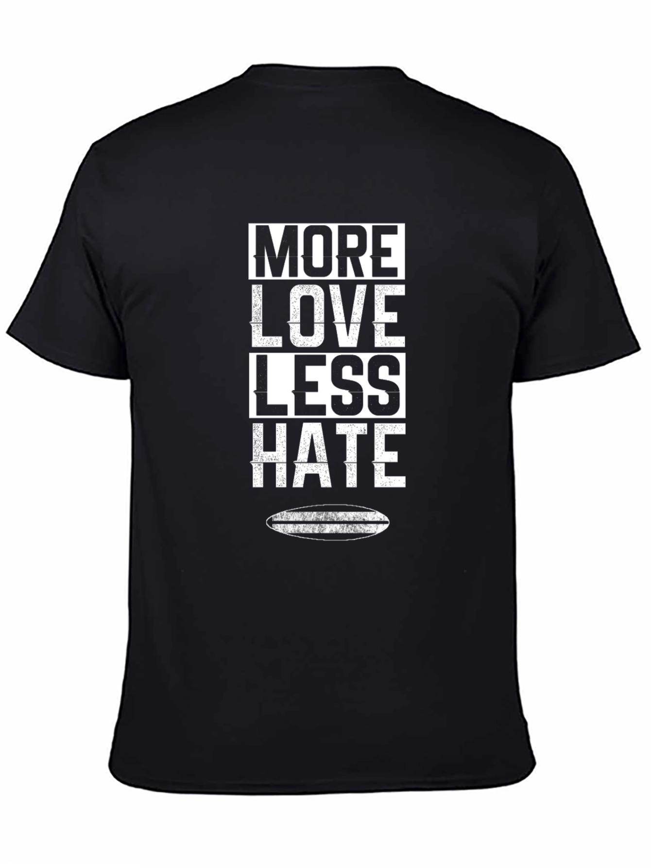 More Love Less Hate Graphic T-Shirt