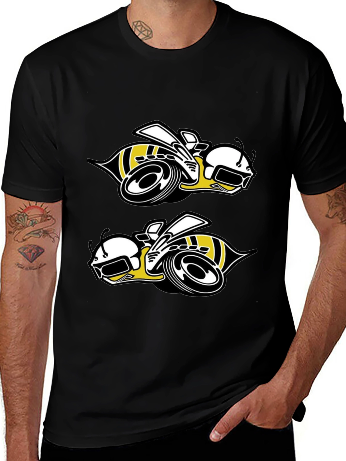 Black Super Bee Graphic T-Shirt