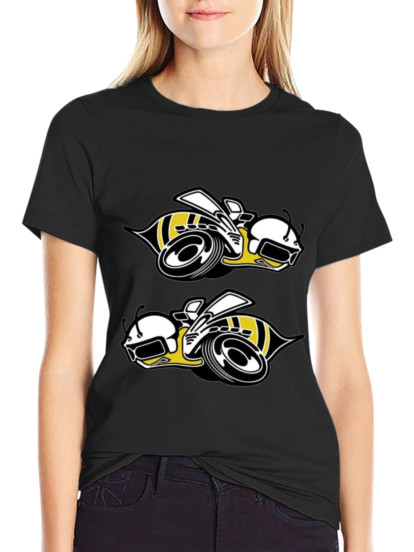 Black Super Bee Graphic T-Shirt