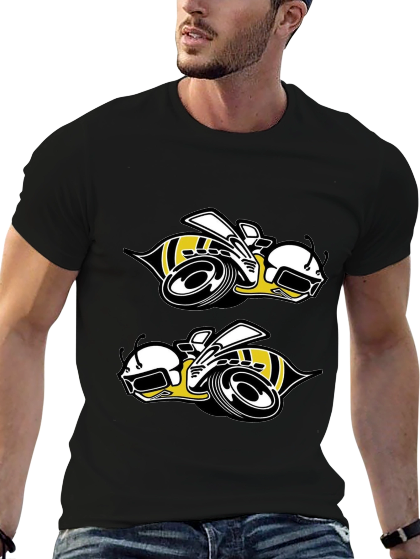 Black Super Bee Graphic T-Shirt