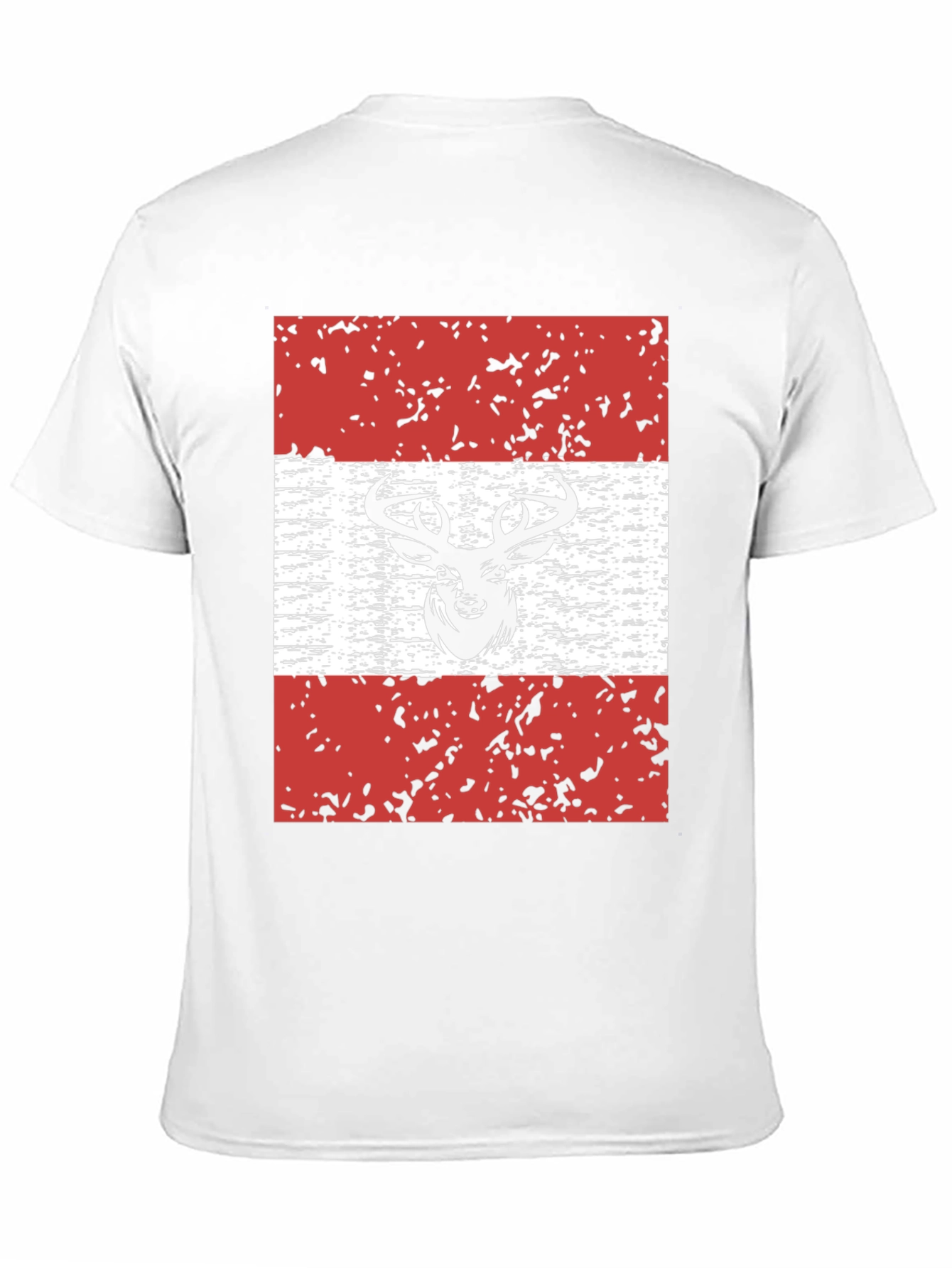 Deer Austria Flag Graphic T-Shirt
