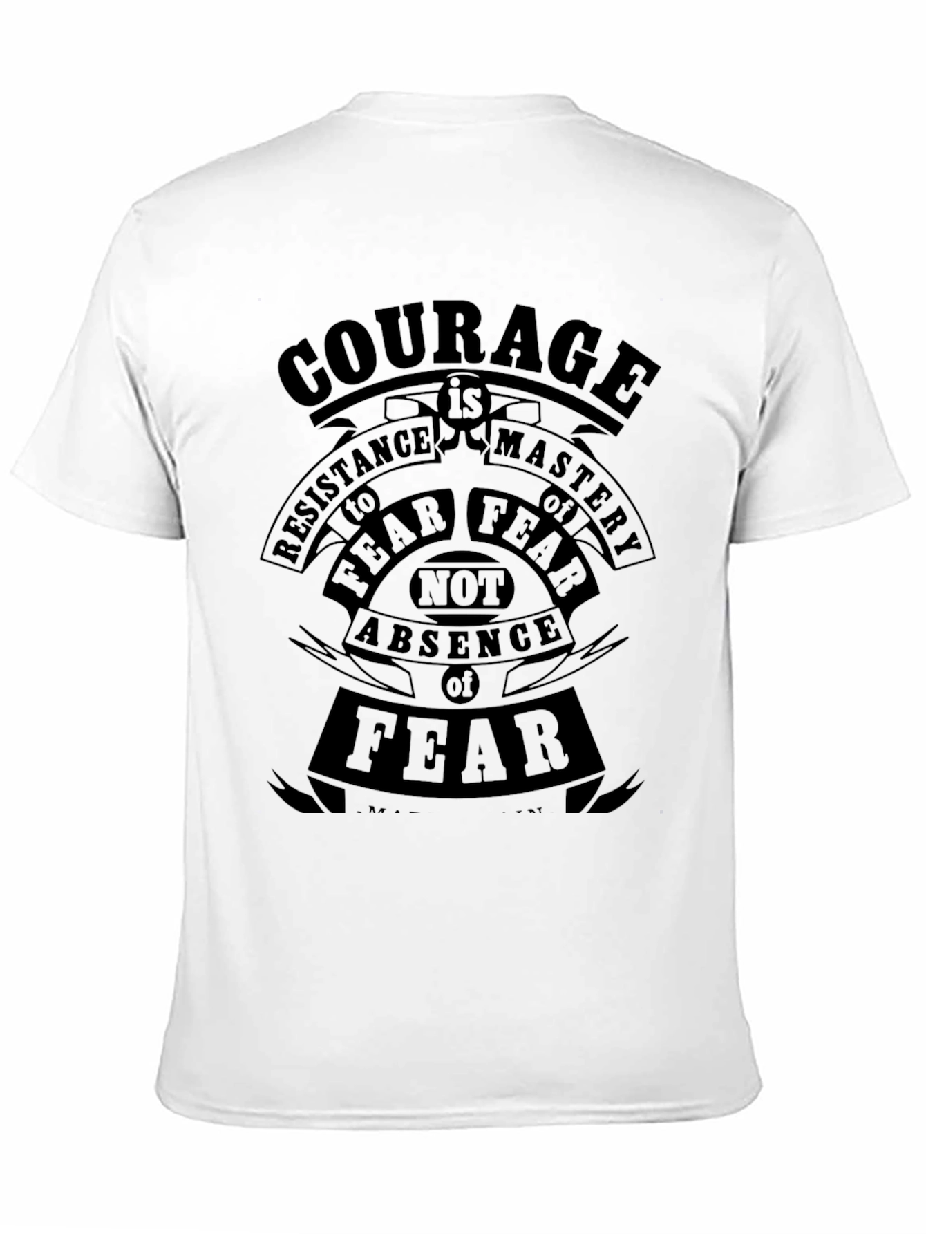 Courage Resistance to Fear T-Shirt - Premium Quality