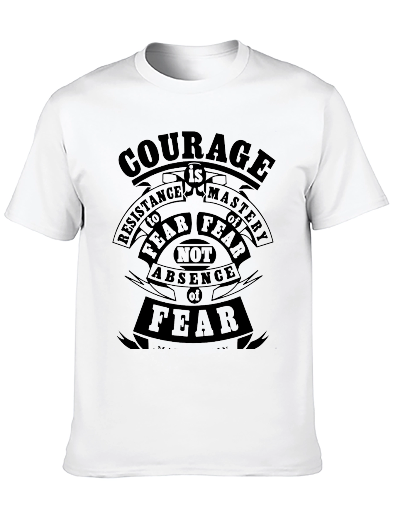 Courage Resistance to Fear T-Shirt - Premium Quality