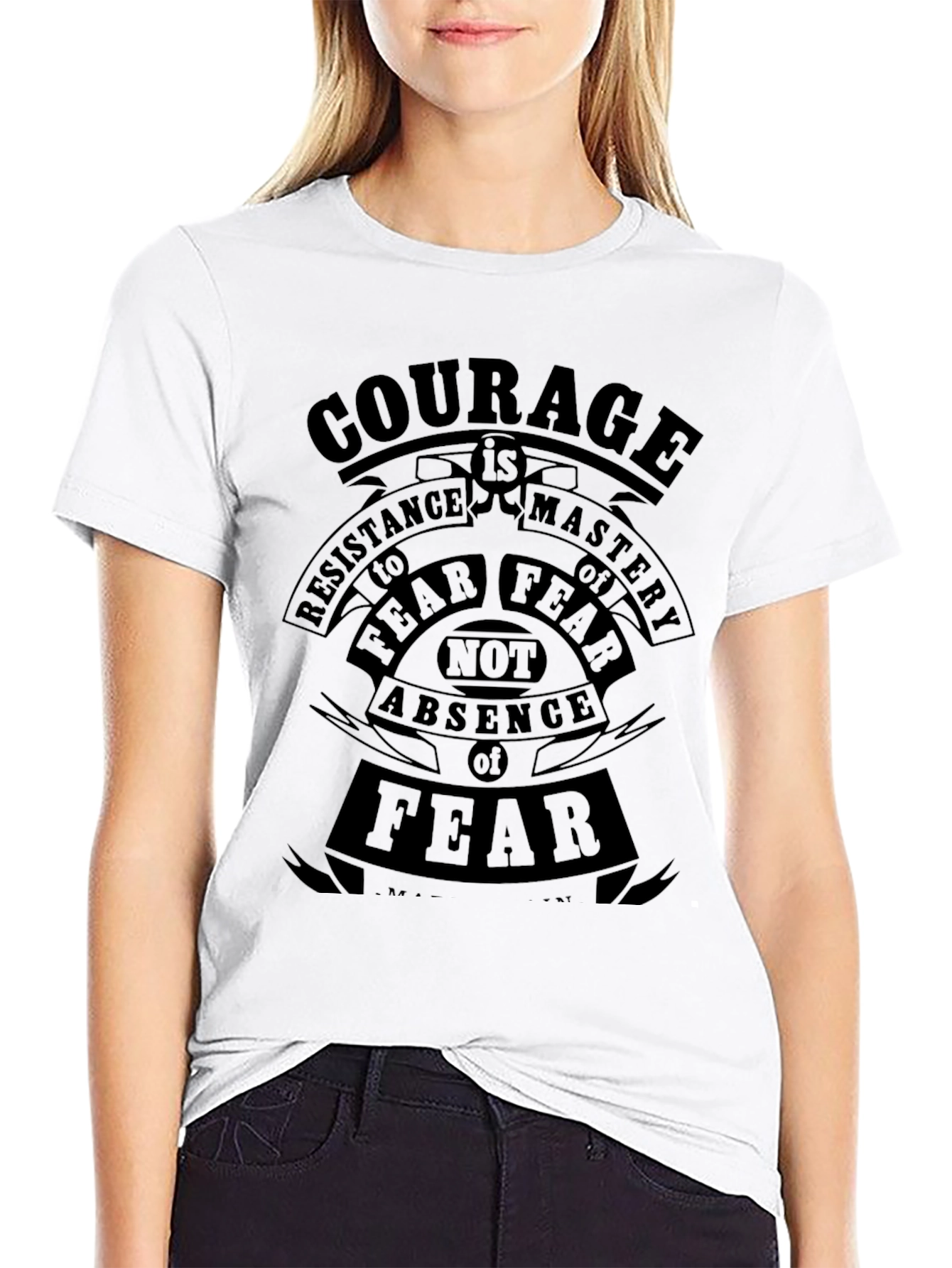 Courage Resistance to Fear T-Shirt - Premium Quality