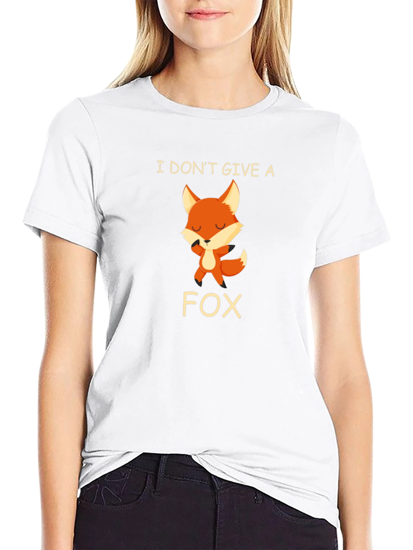 I Dont Give a Fox Funny T-Shirt