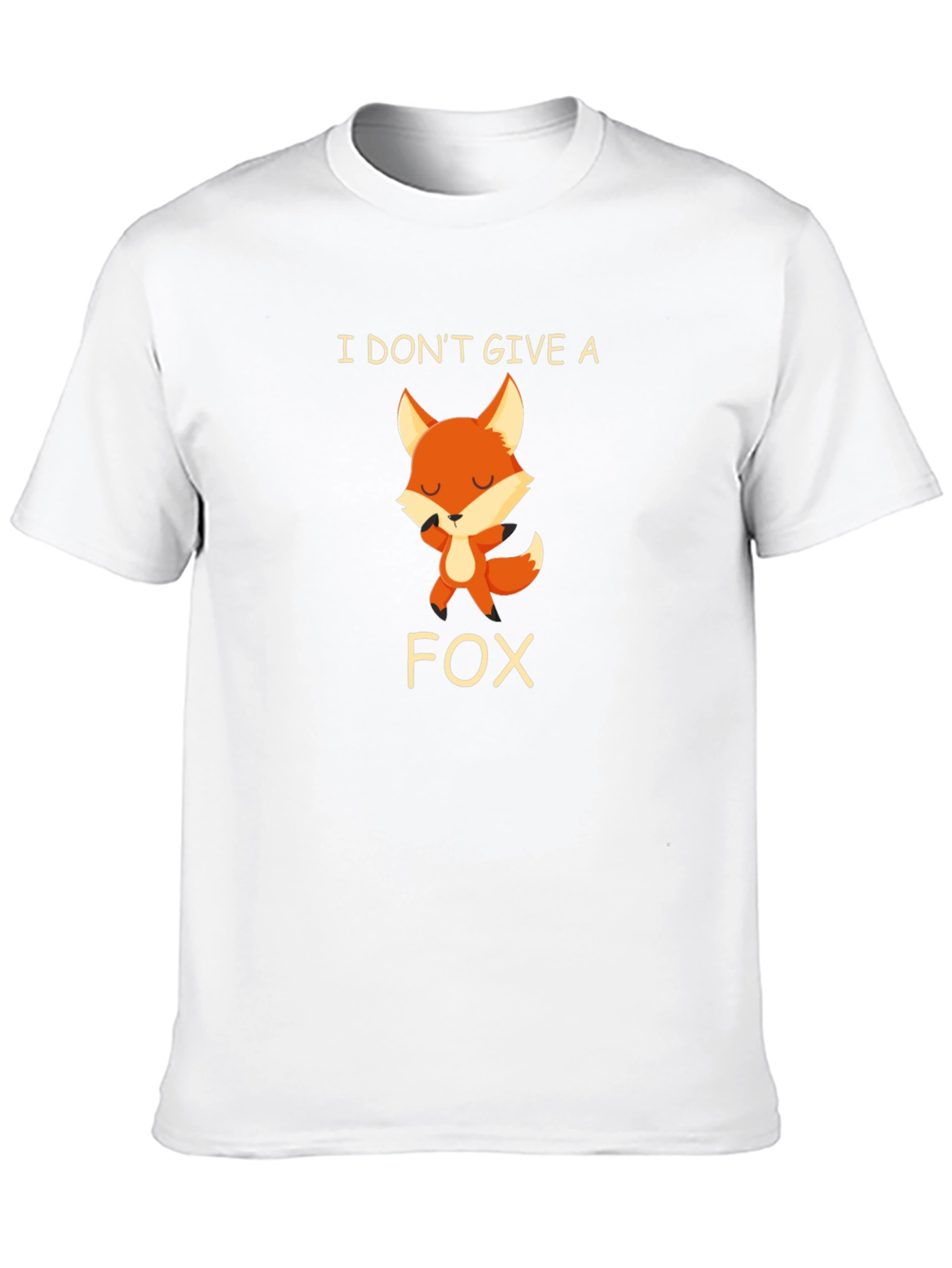 I Dont Give a Fox Funny T-Shirt