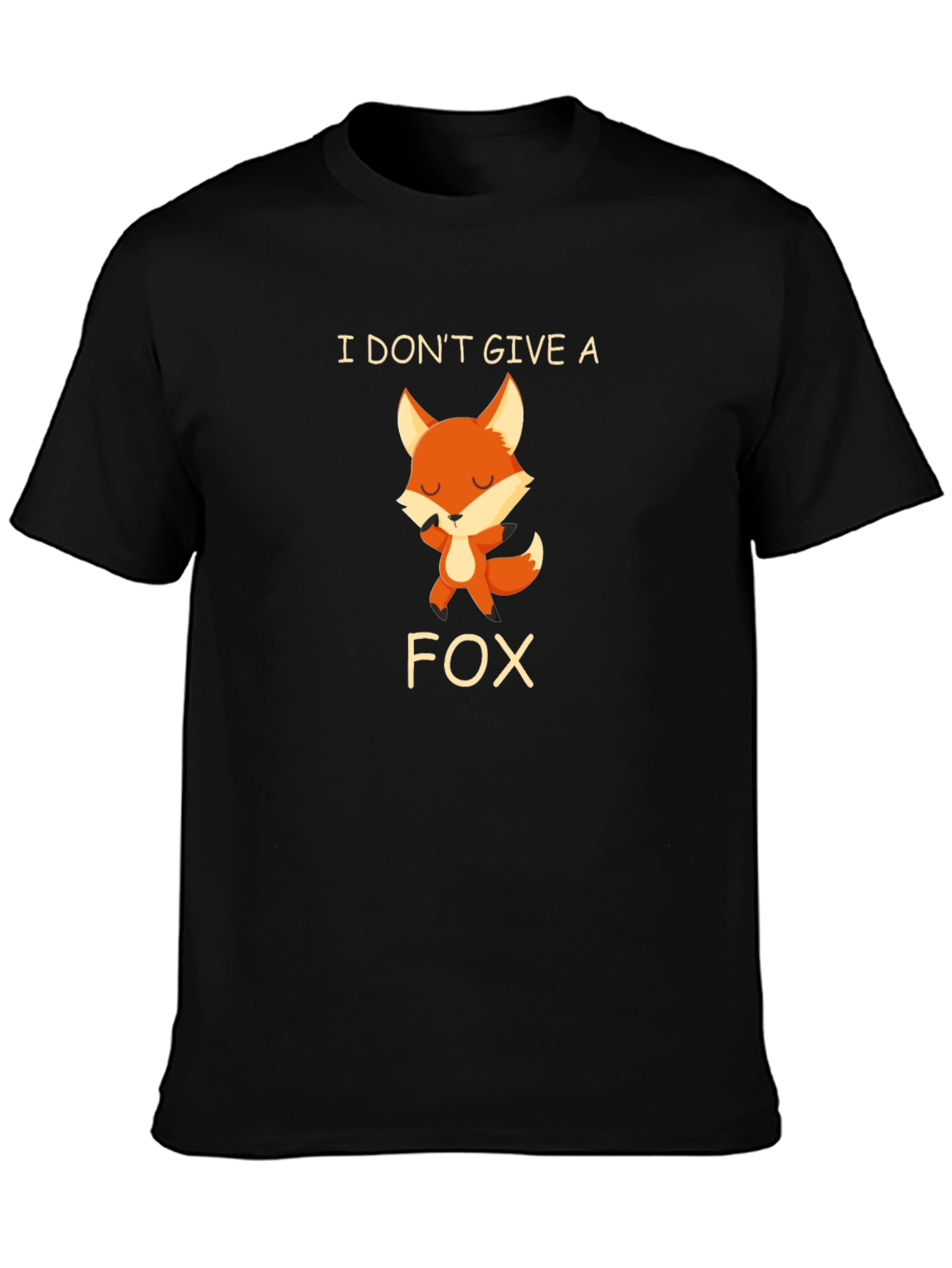 I Dont Give a Fox Funny T-Shirt