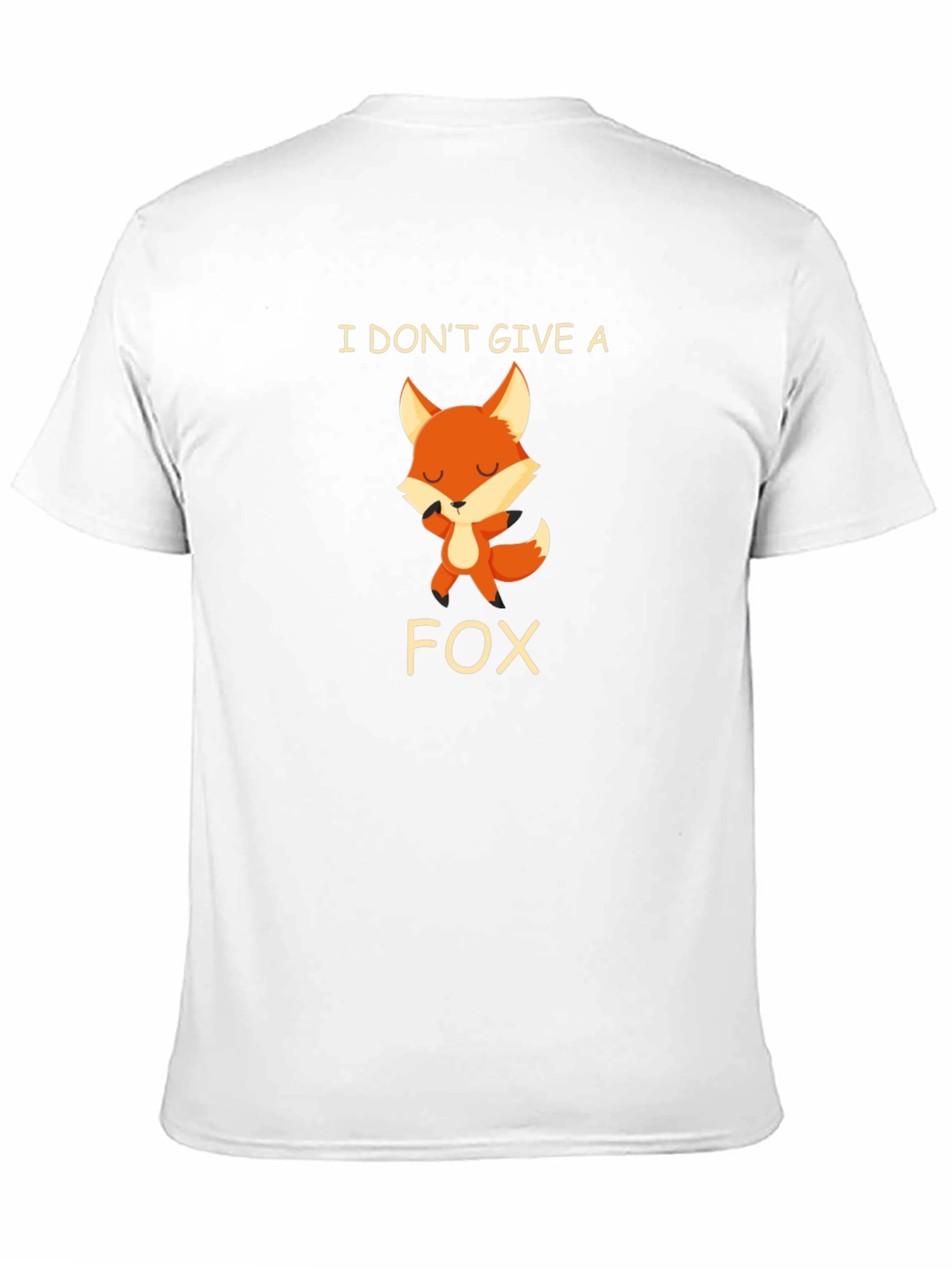 I Dont Give a Fox Funny T-Shirt