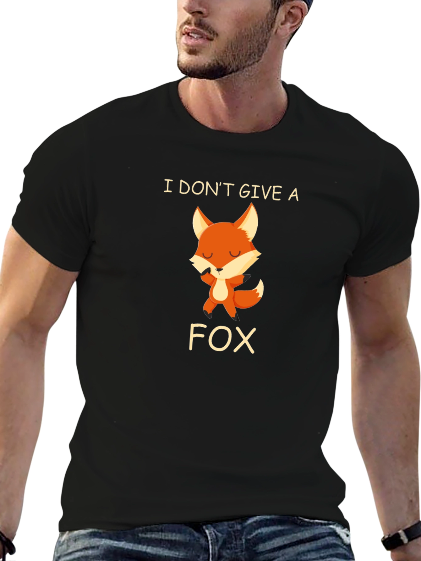 I Dont Give a Fox Funny T-Shirt
