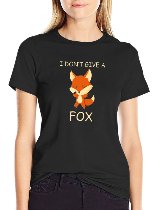 I Dont Give a Fox Funny T-Shirt