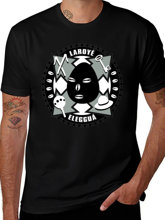 Laroyé Elegguá T-Shirt - Afro-Cuban Orisha Design