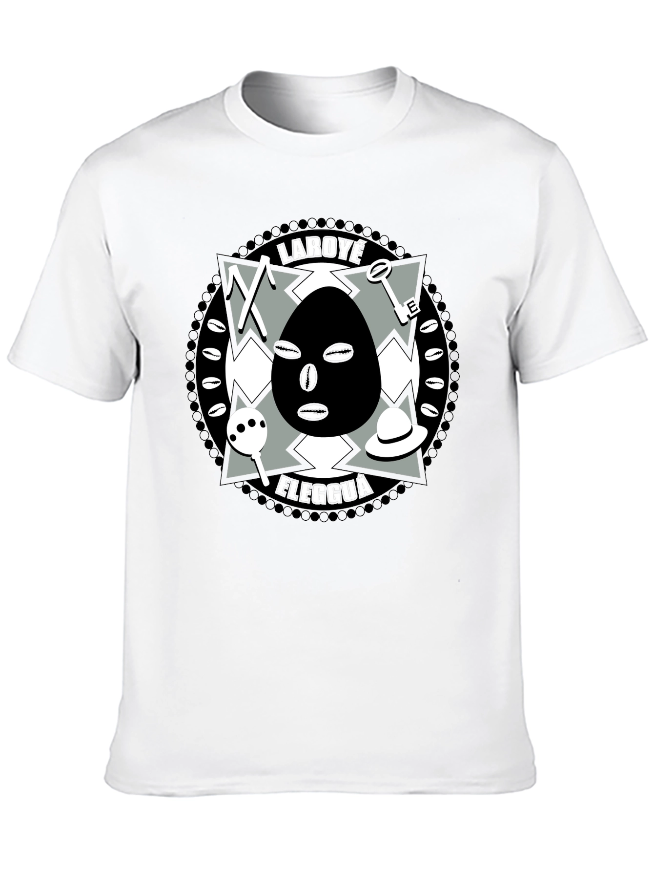 Laroyé Elegguá T-Shirt - Afro-Cuban Orisha Design