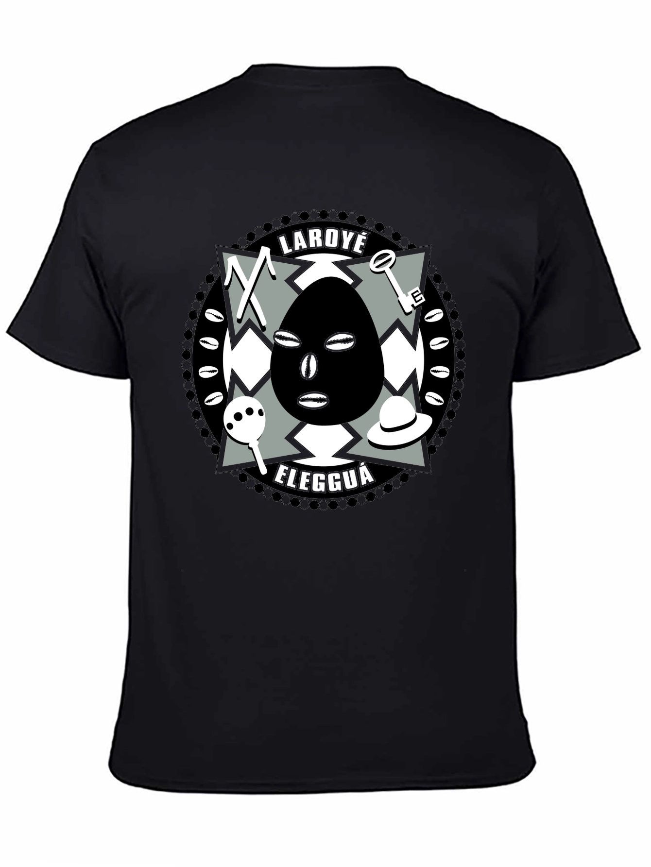 Laroyé Elegguá T-Shirt - Afro-Cuban Orisha Design