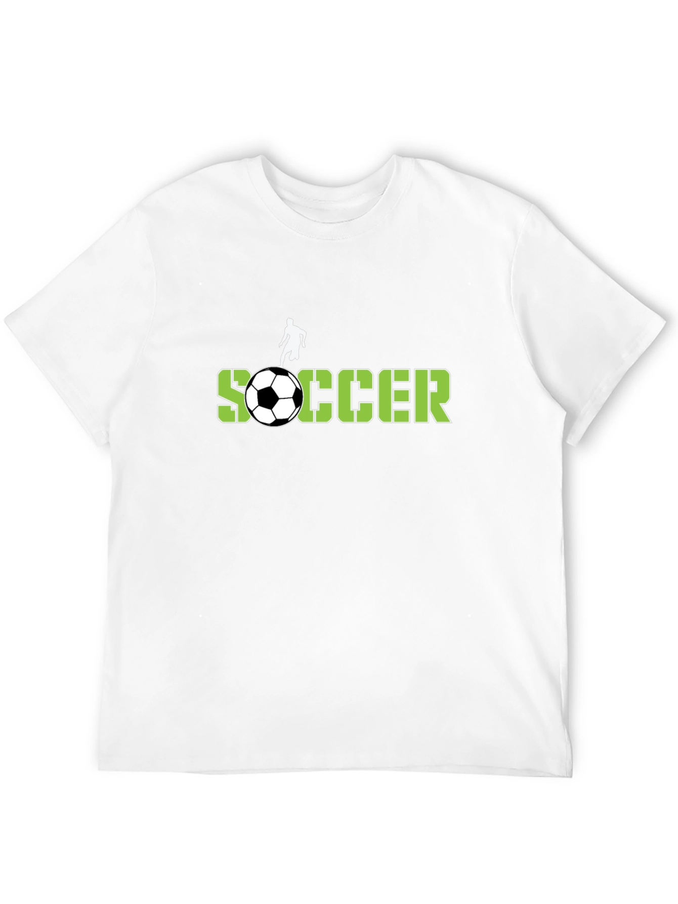 Soccer Graphic T-Shirt - Black Cotton Tee