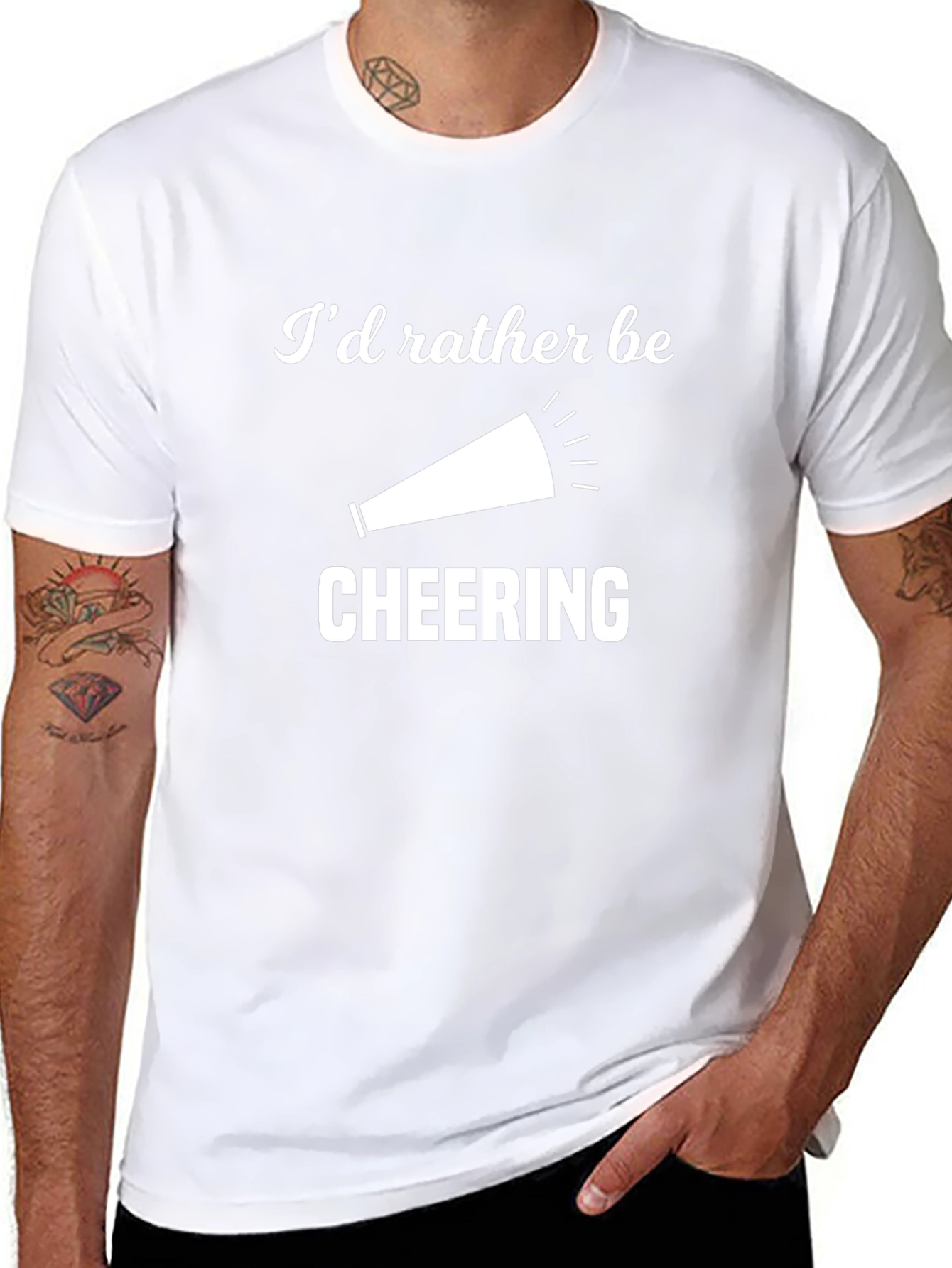 Cheering Fan Graphic T-Shirt
