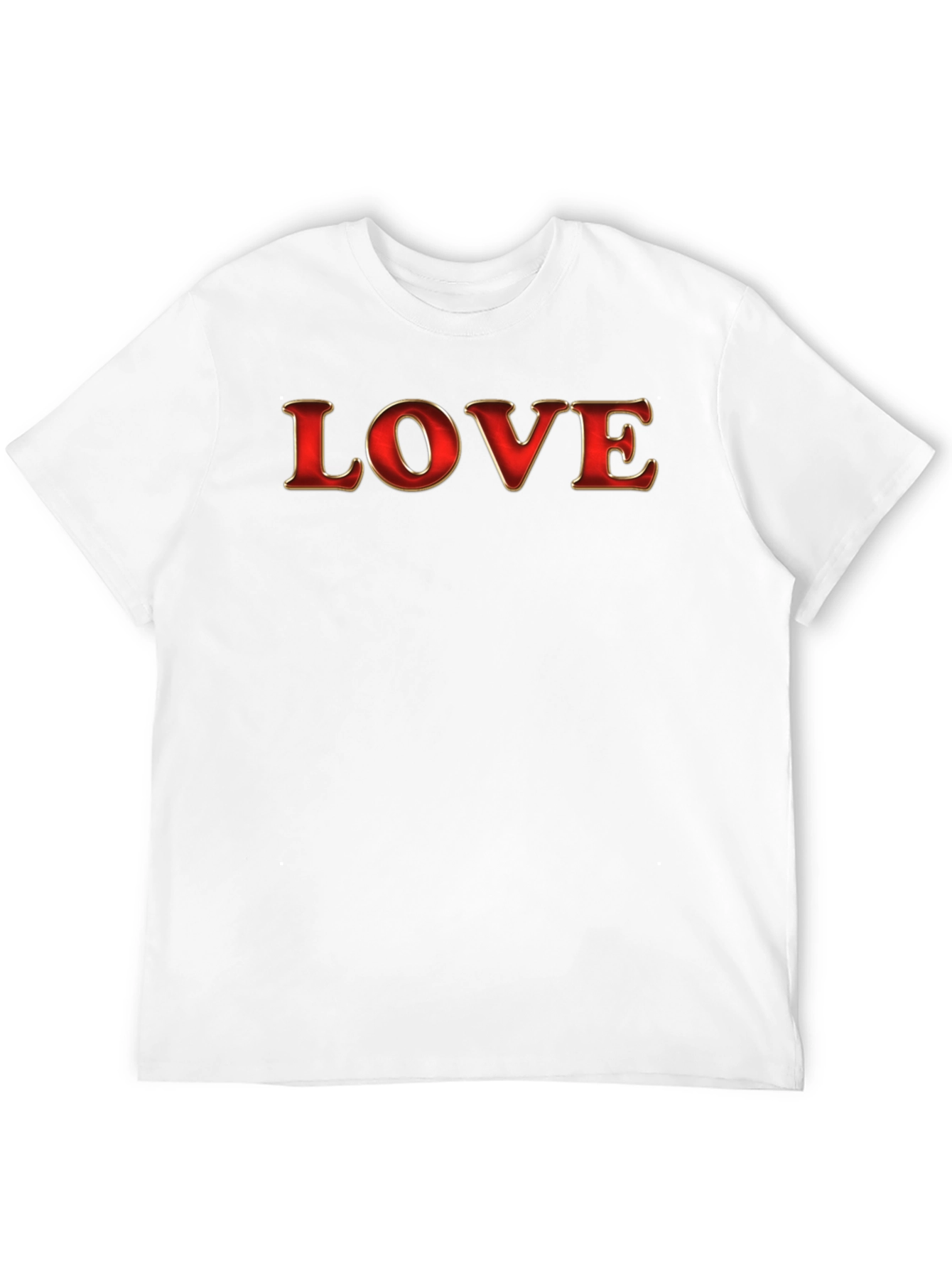LOVE Graphic Tee - Stylish Black Cotton T-Shirt