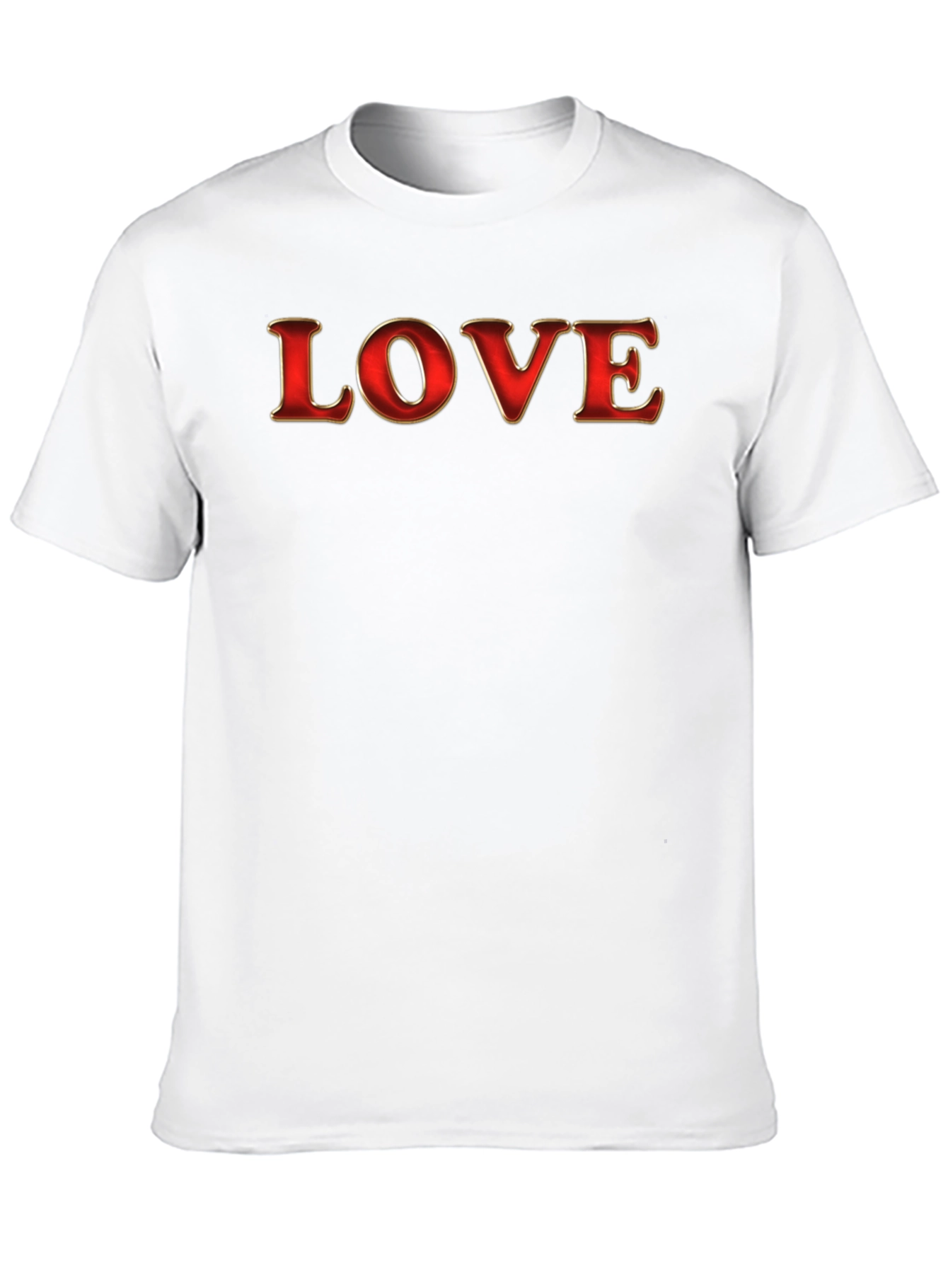 LOVE Graphic Tee - Stylish Black Cotton T-Shirt