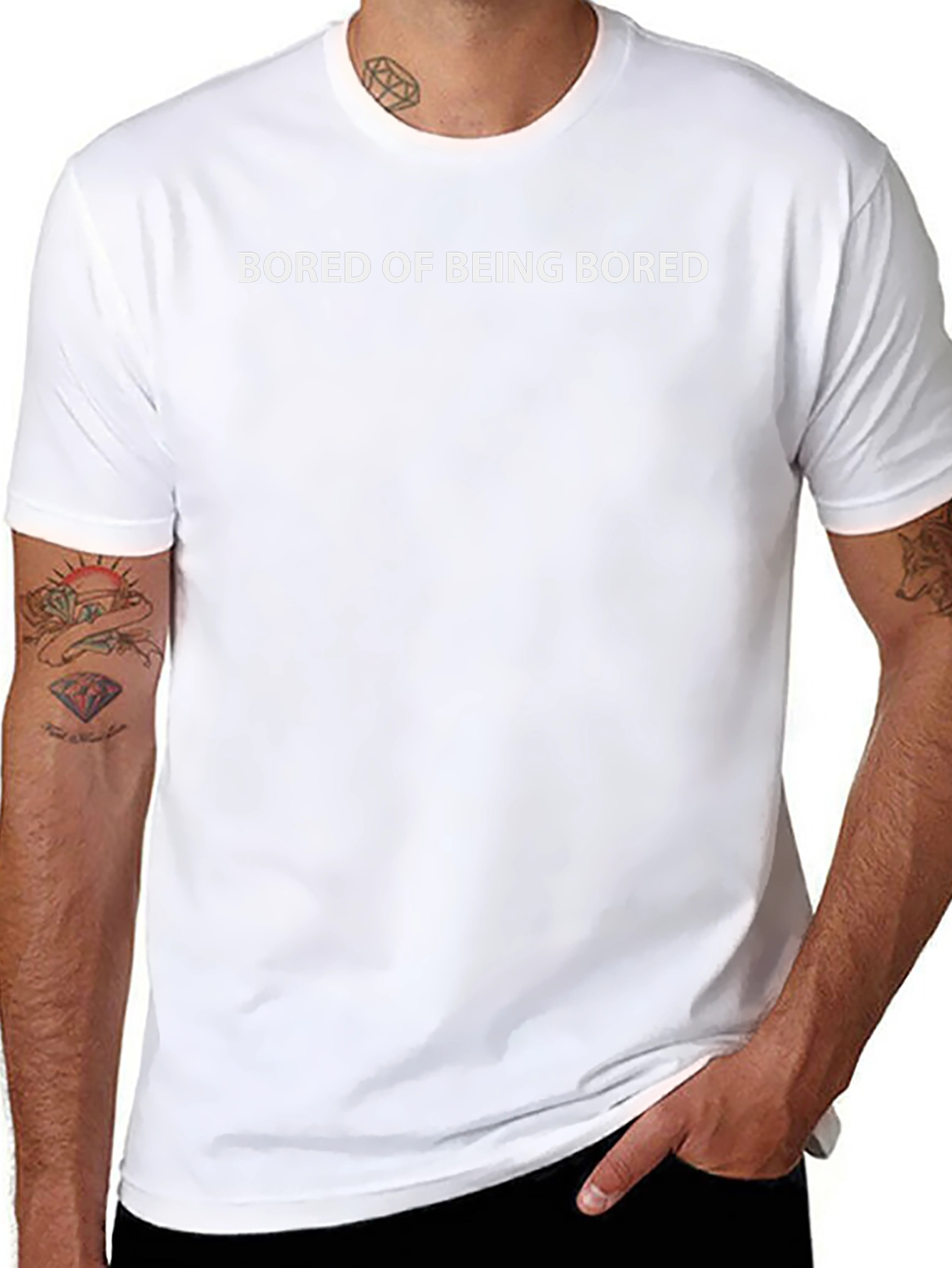 Bored of Being Bored Black T-Shirt