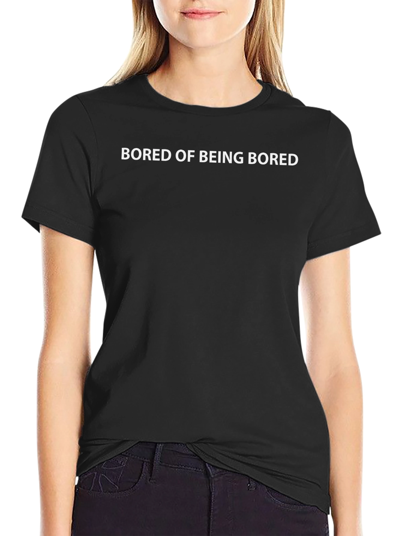 Bored of Being Bored Black T-Shirt