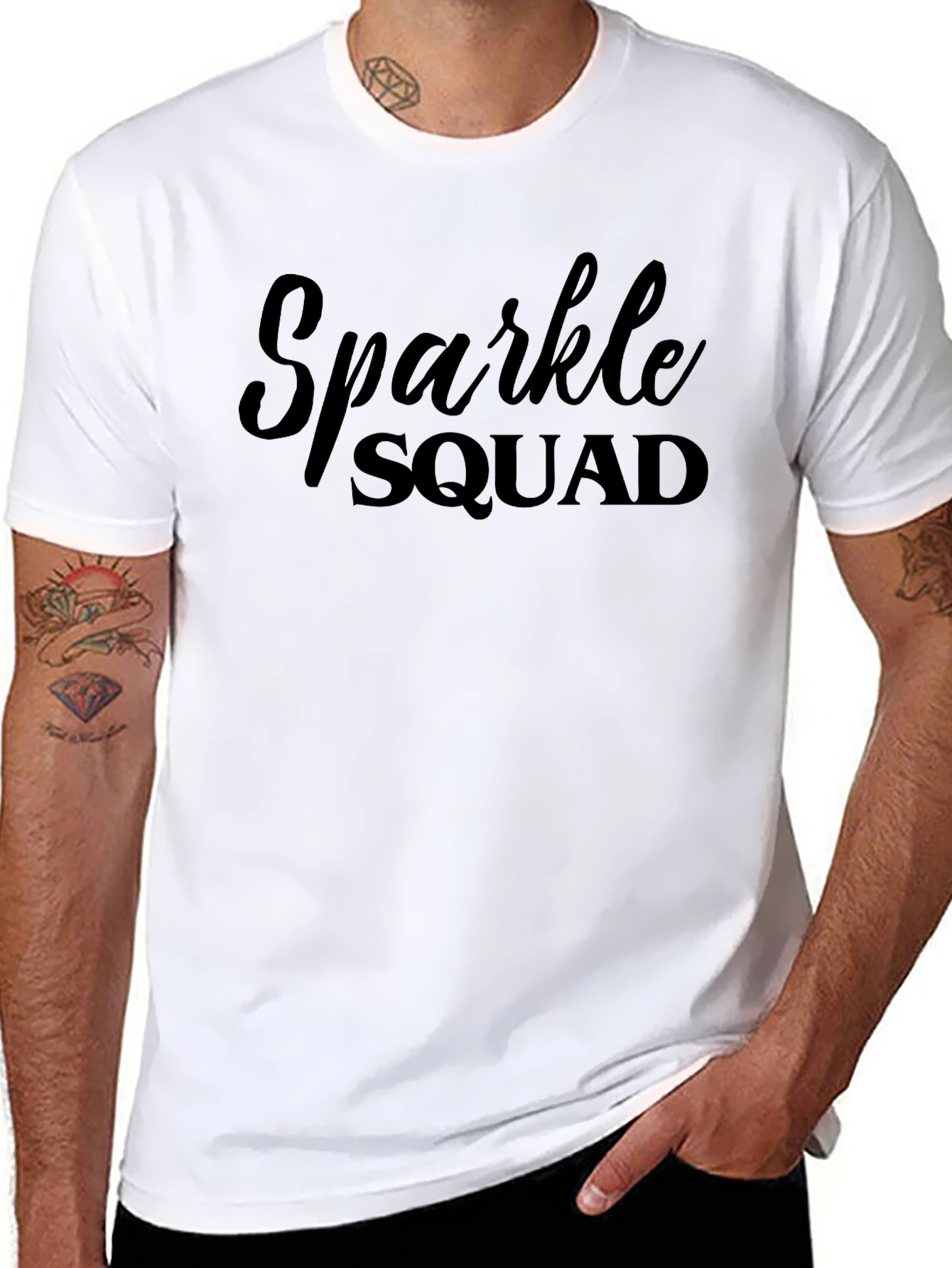 Sparkle Squad Graphic Tee - Trendy Unisex T-Shirt