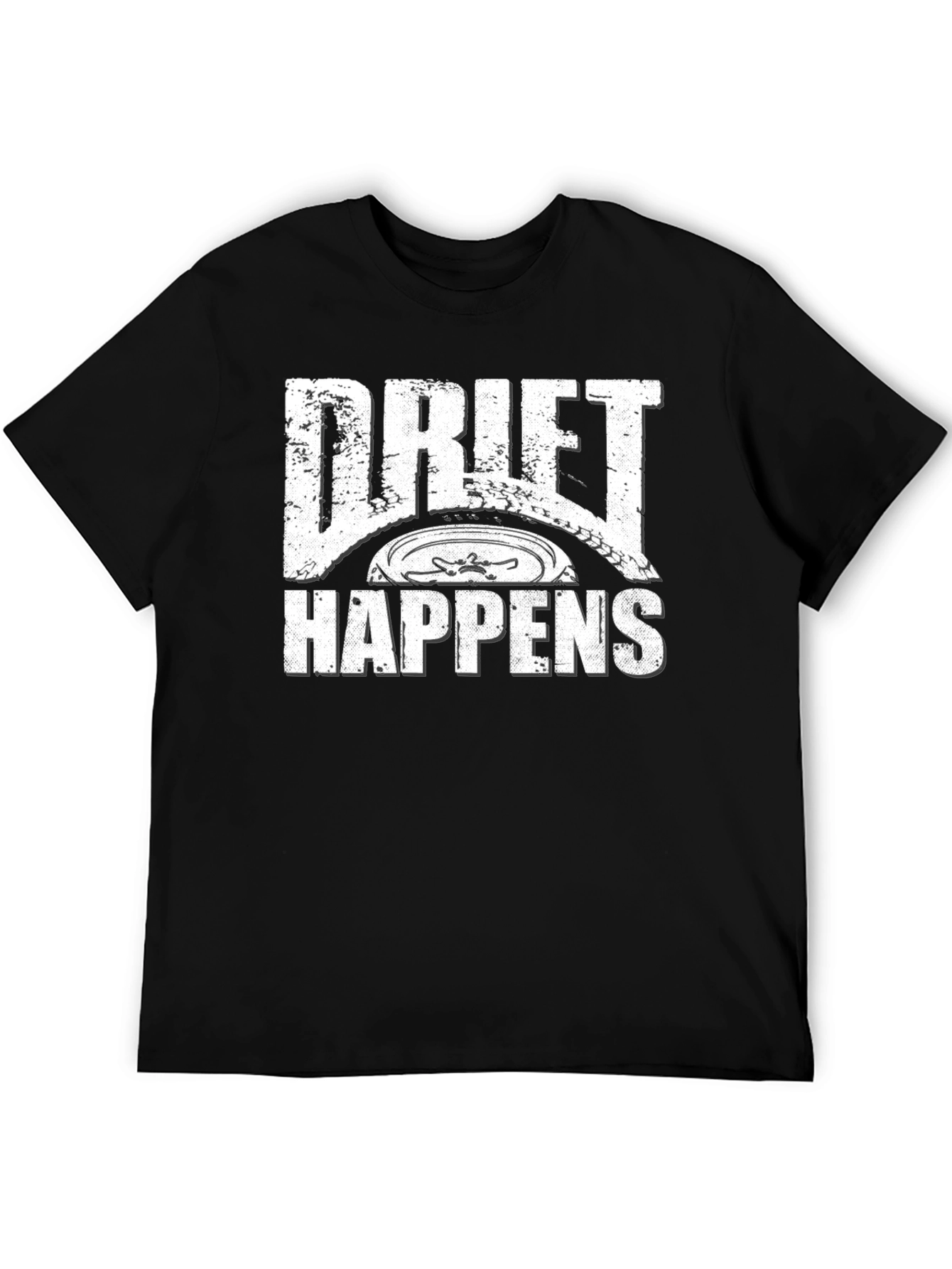 Drift Happens Graphic Tee - Black