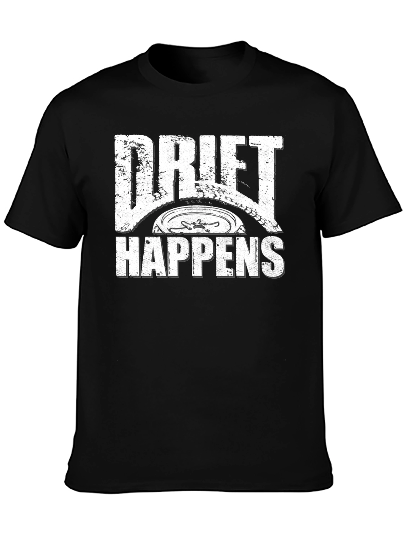 Drift Happens Graphic Tee - Black