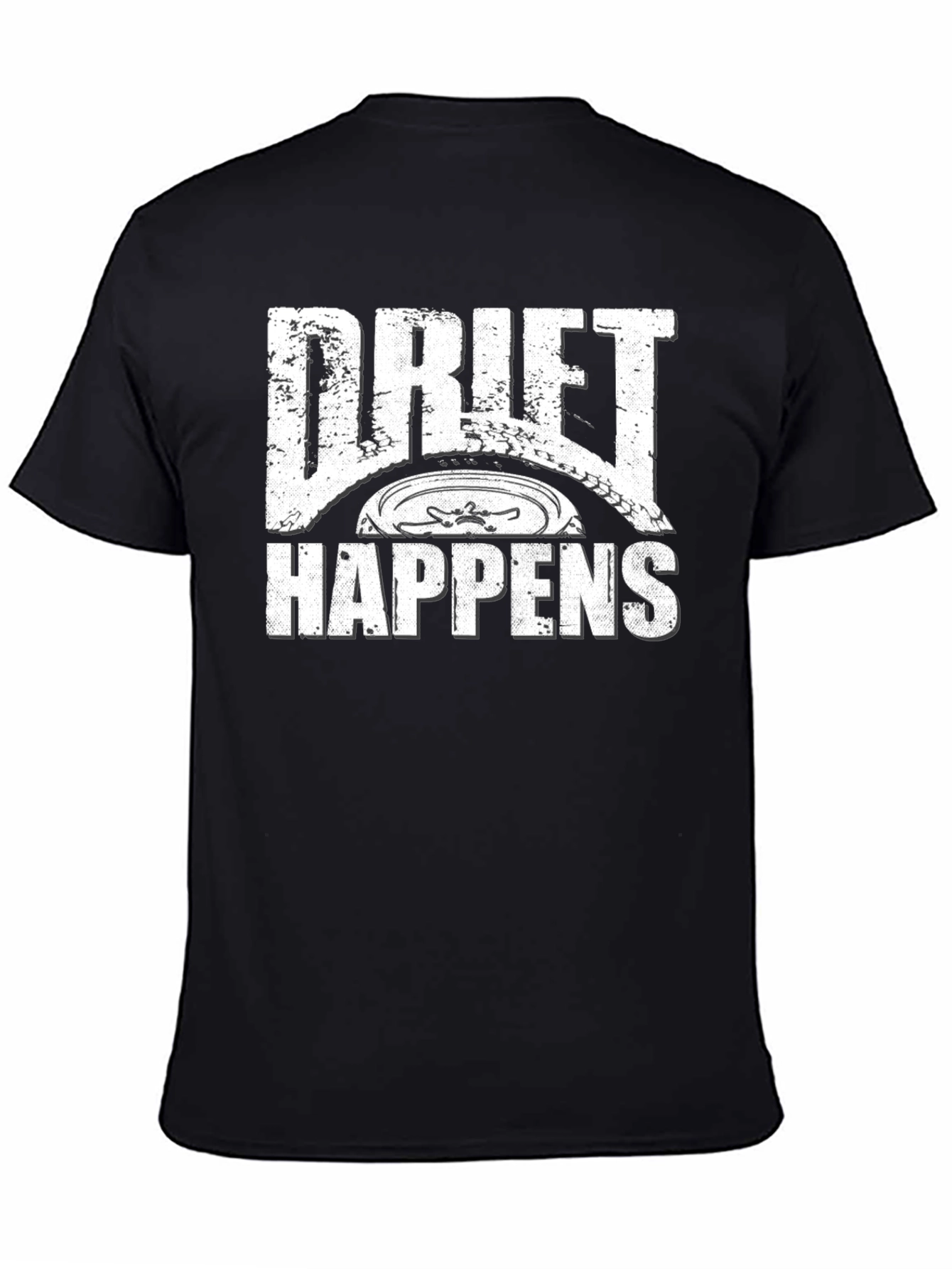 Drift Happens Graphic Tee - Black