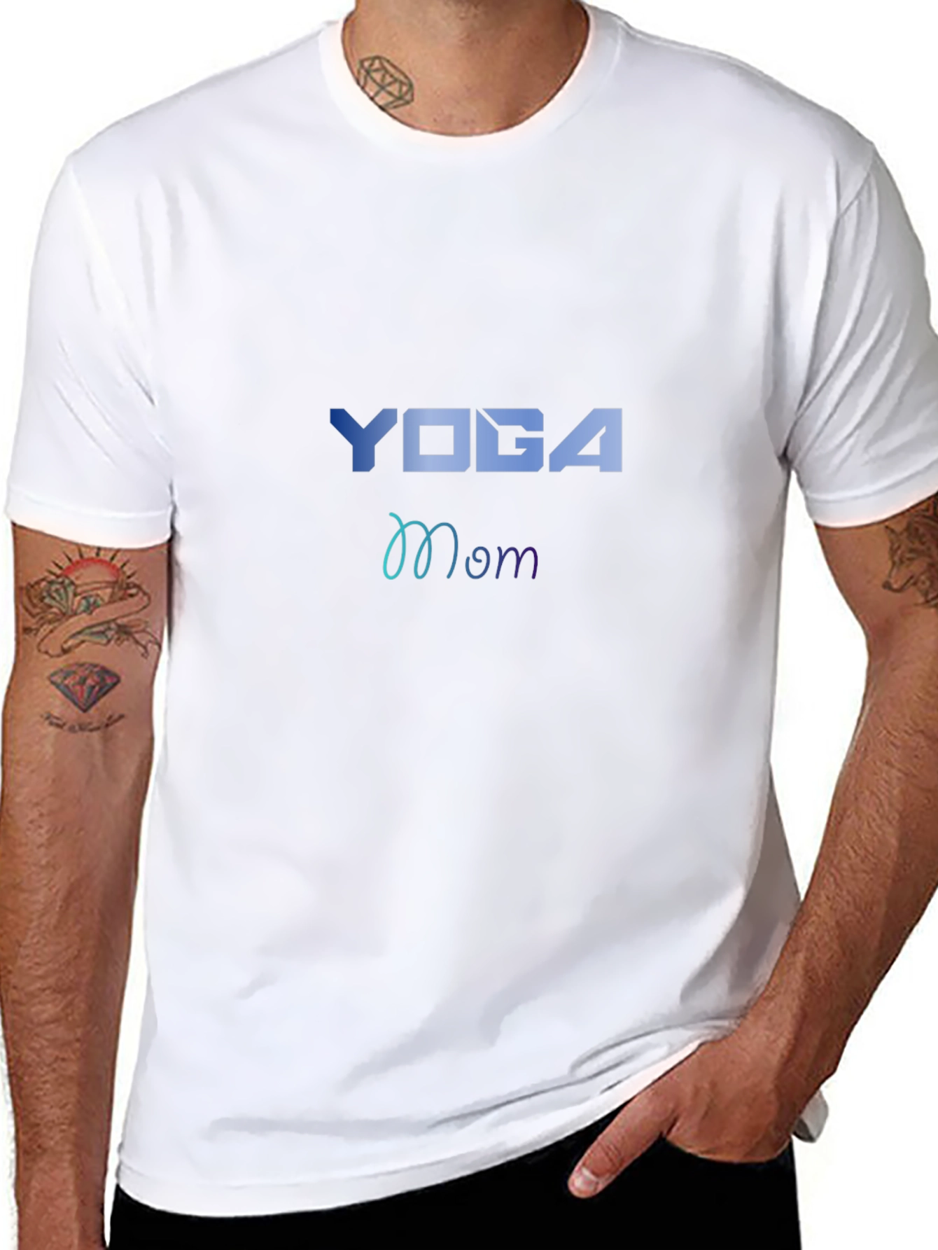 Yoga Mom Black T-Shirt