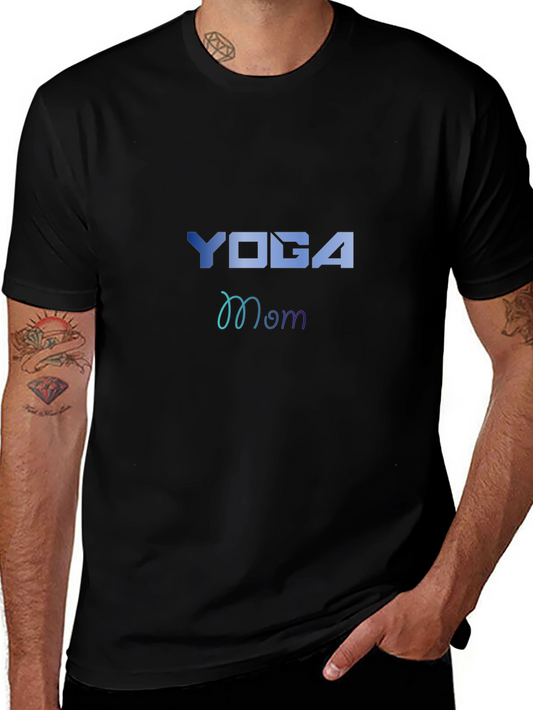 Yoga Mom Black T-Shirt