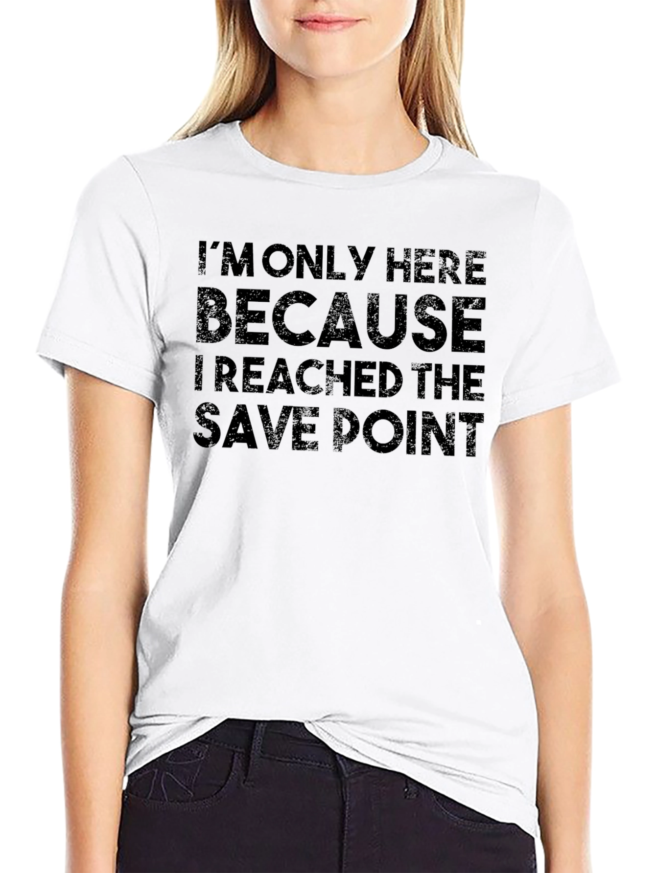 Gamer Save Point Black T-Shirt