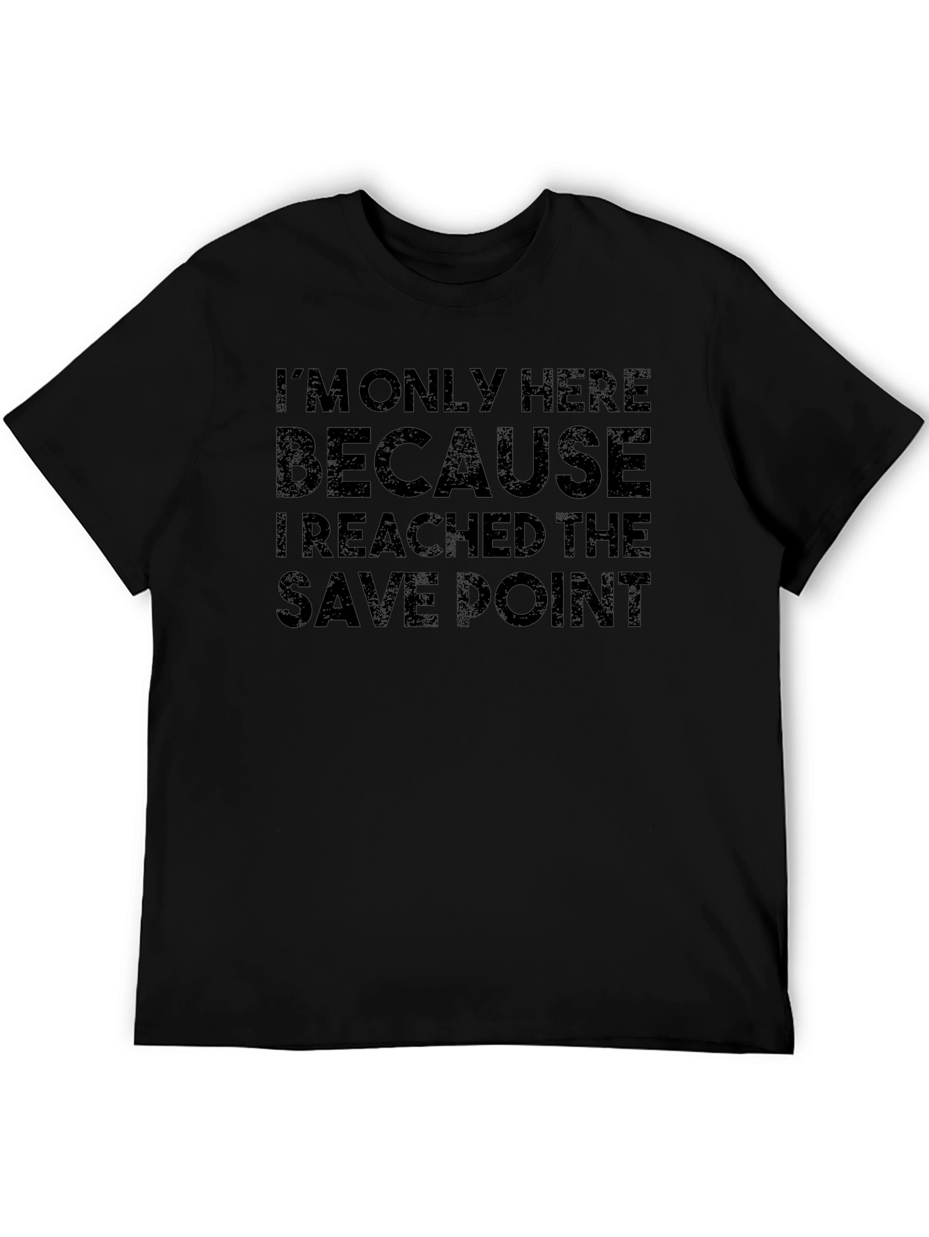 Gamer Save Point Black T-Shirt