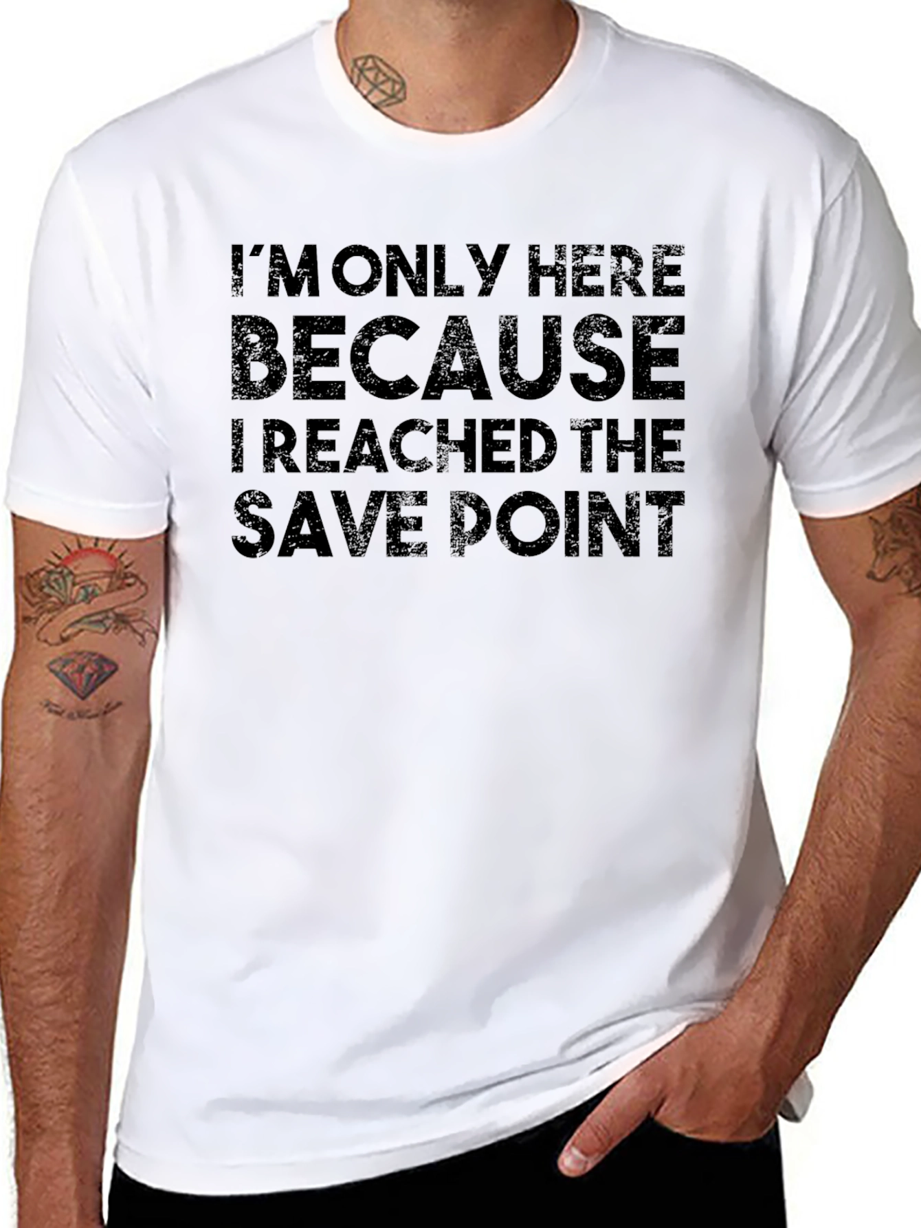 Gamer Save Point Black T-Shirt