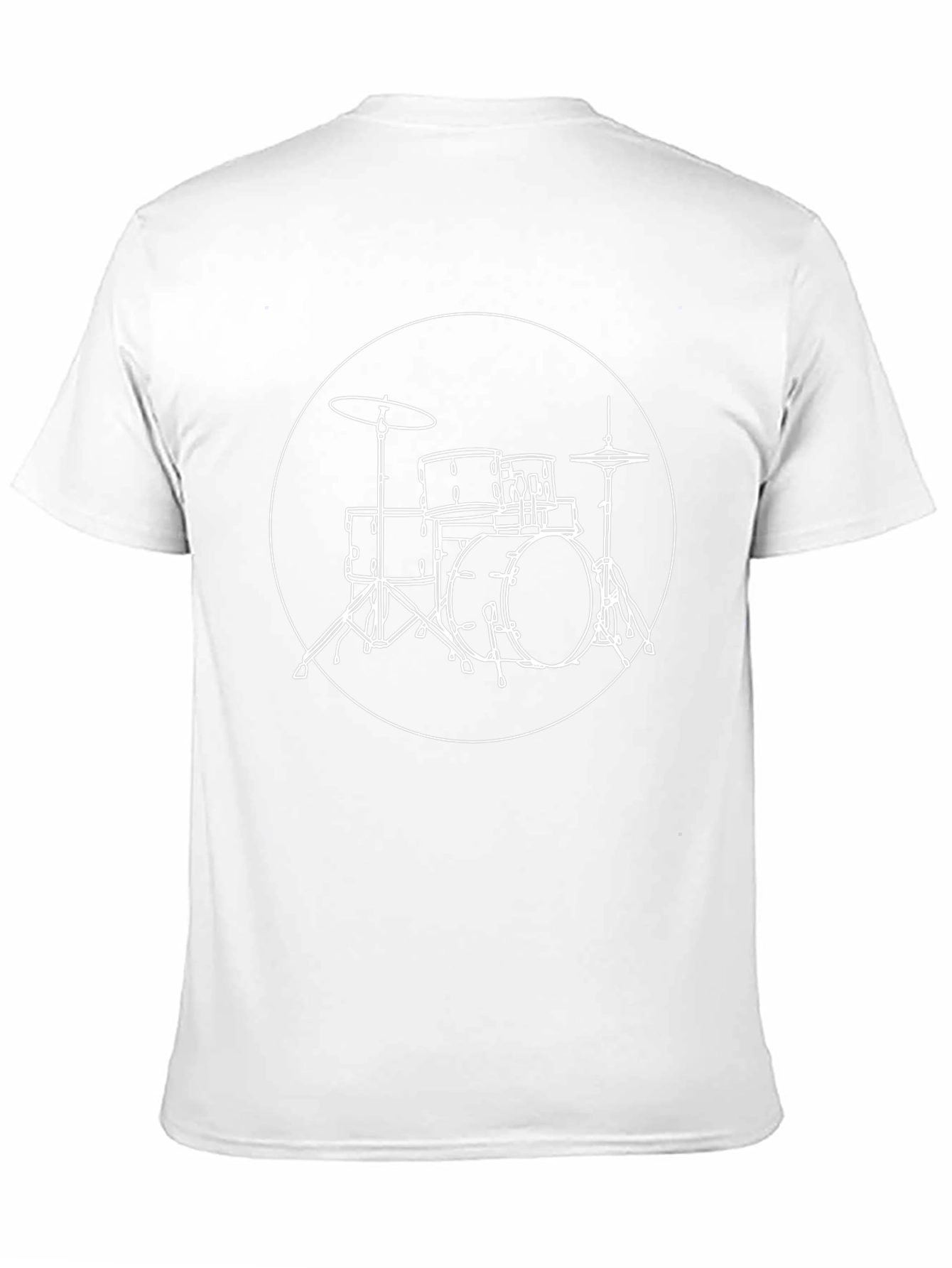 Drum Kit Graphic Tee - Black