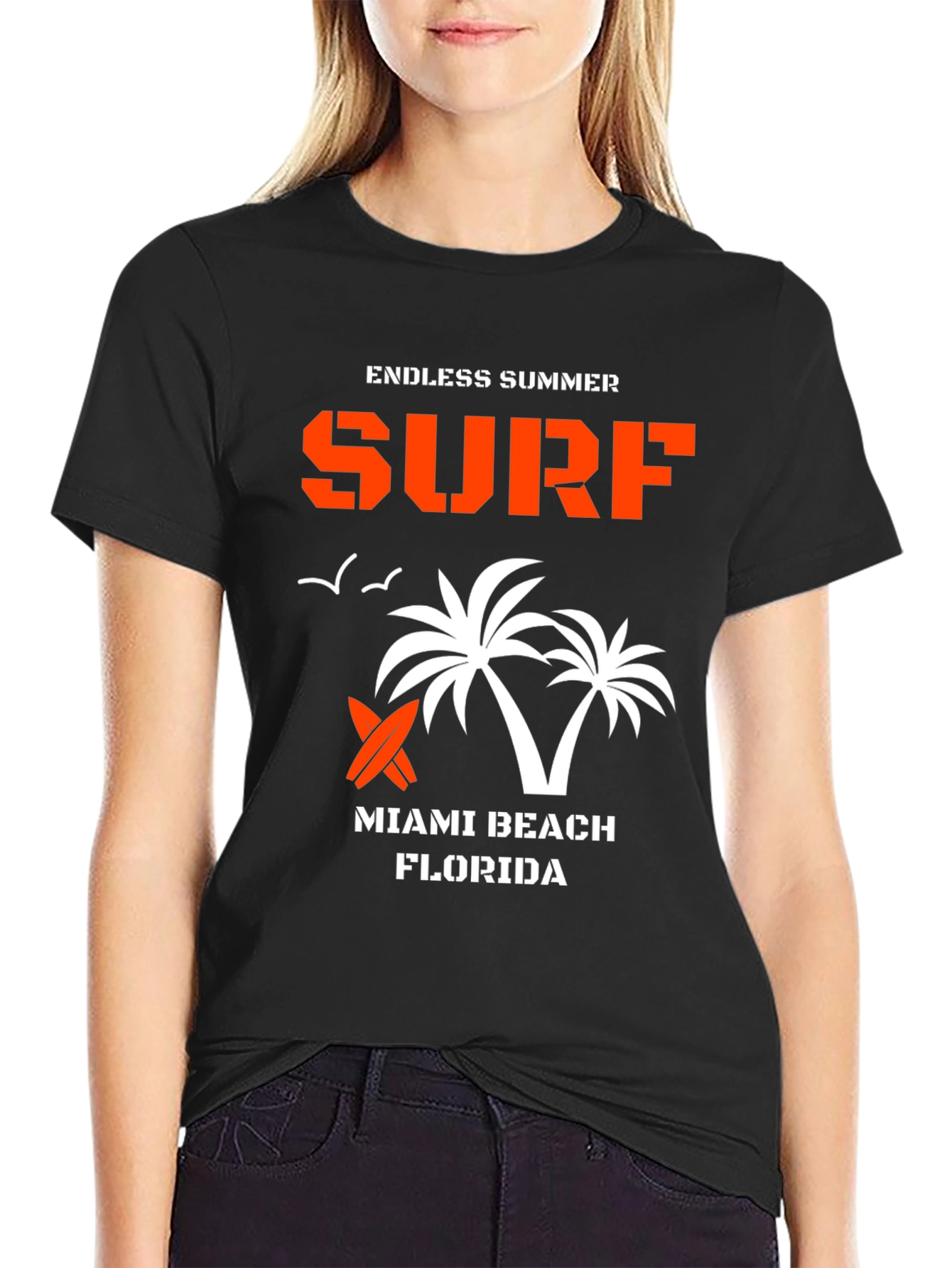 Endless Summer Surf T-Shirt - Miami Beach Florida