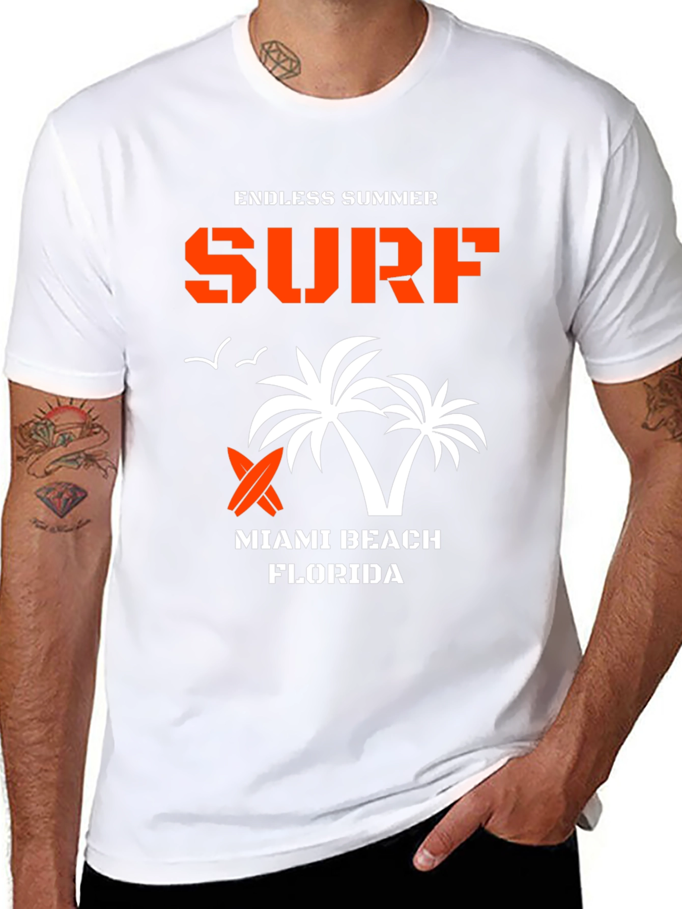 Endless Summer Surf T-Shirt - Miami Beach Florida
