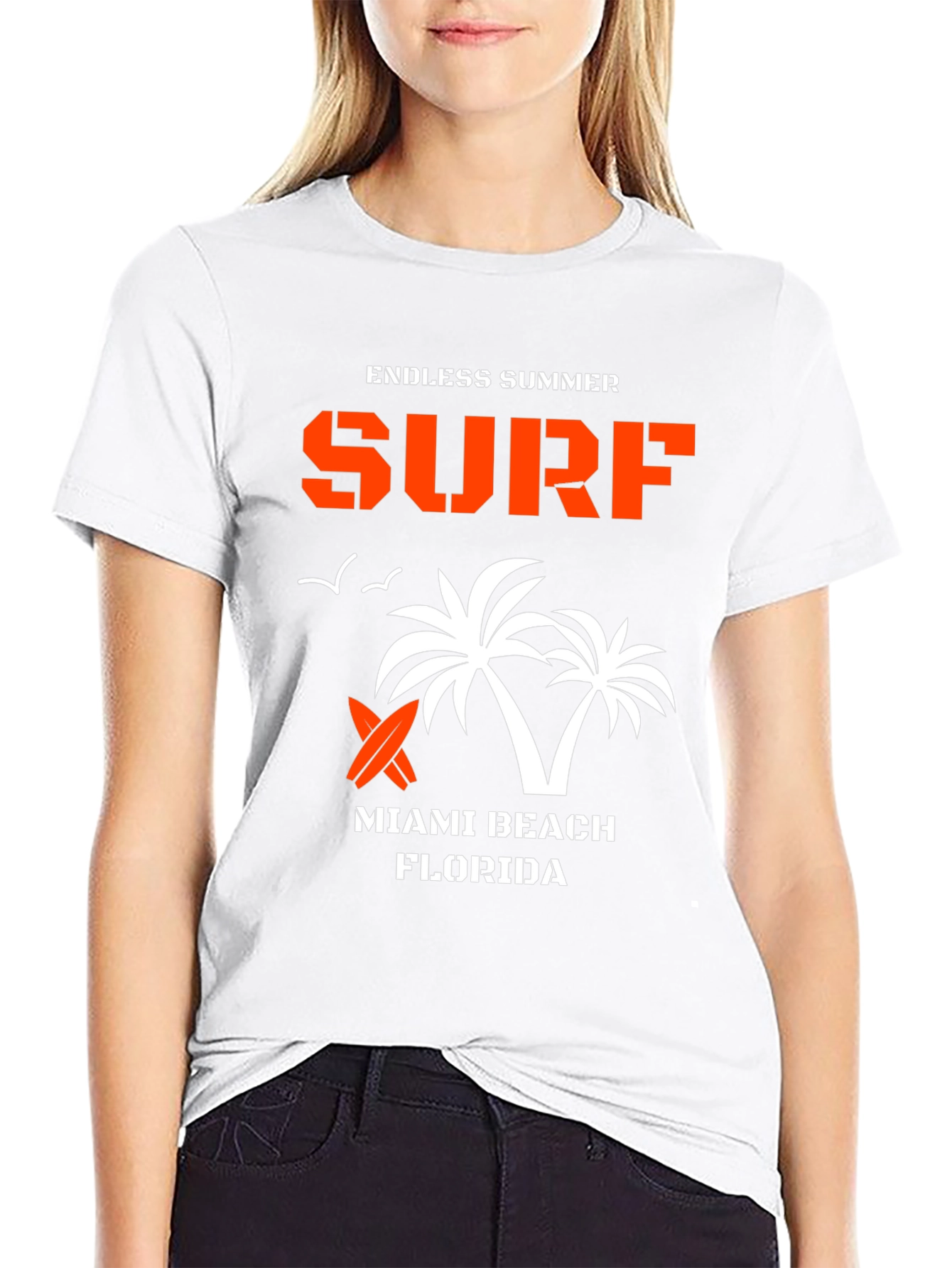 Endless Summer Surf T-Shirt - Miami Beach Florida