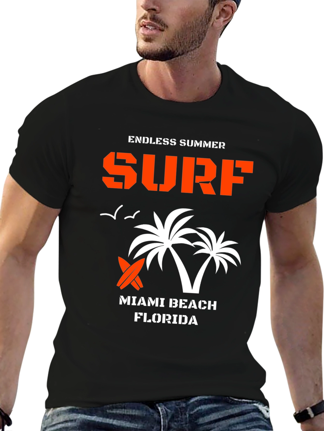 Endless Summer Surf T-Shirt - Miami Beach Florida