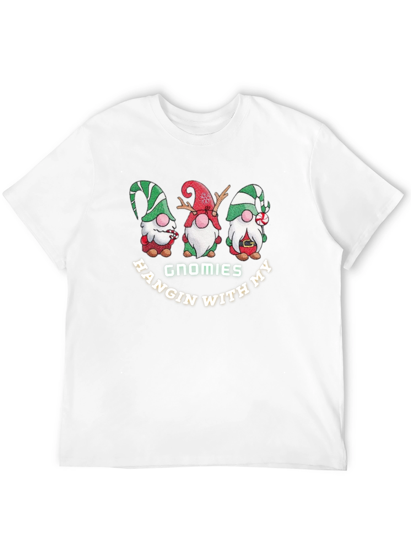 Gnomies Hangin With My T-Shirt Black Holiday Gnomes