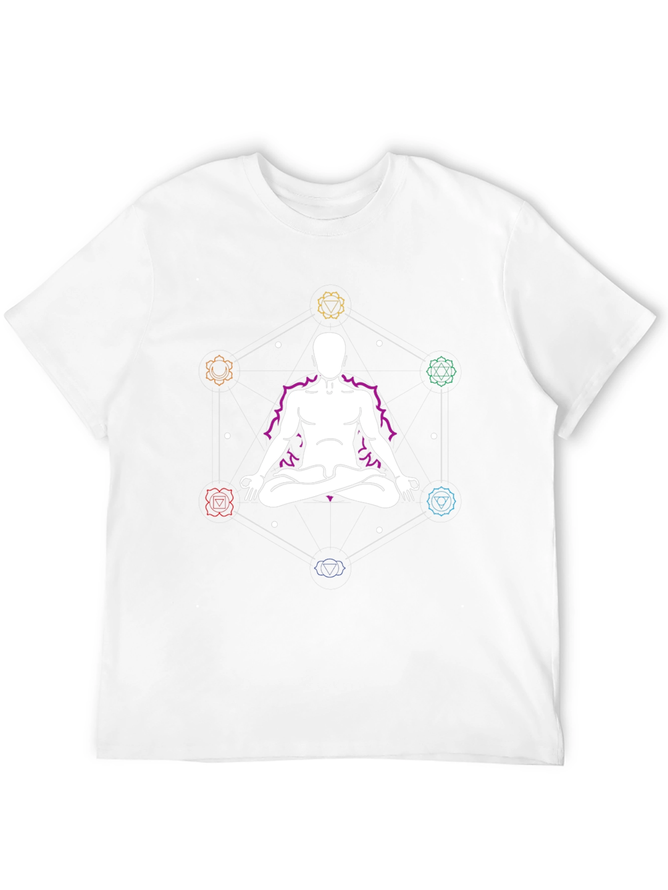 Chakra Meditation Graphic T-Shirt - Relax & Center Yourself