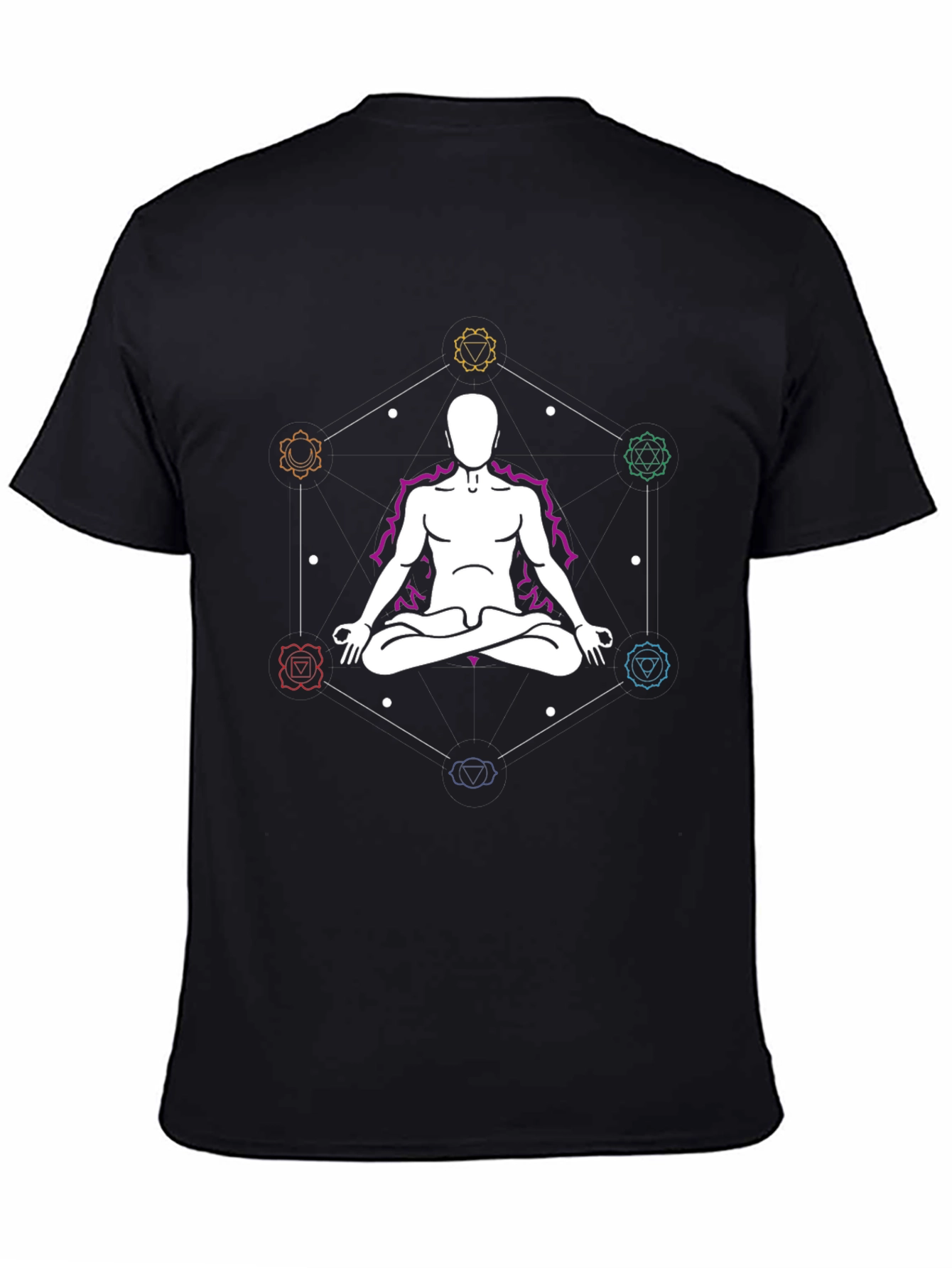 Chakra Meditation Graphic T-Shirt - Relax & Center Yourself