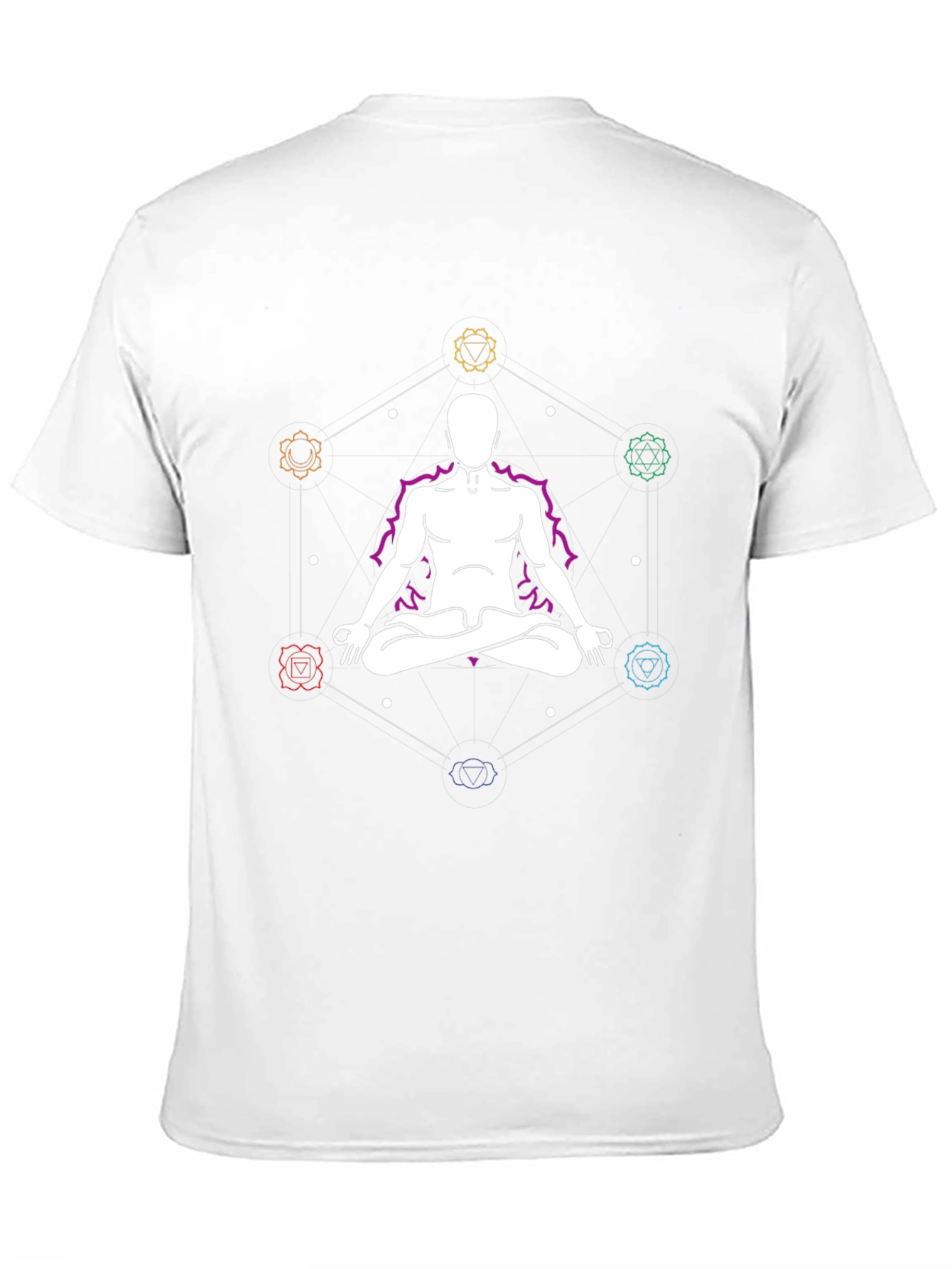 Chakra Meditation Graphic T-Shirt - Relax & Center Yourself