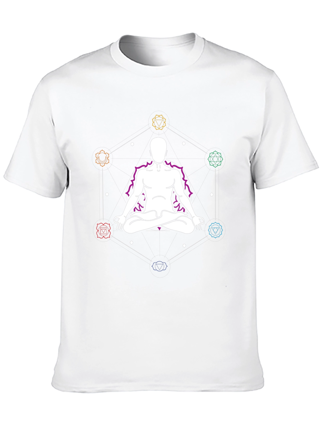Chakra Meditation Graphic T-Shirt - Relax & Center Yourself