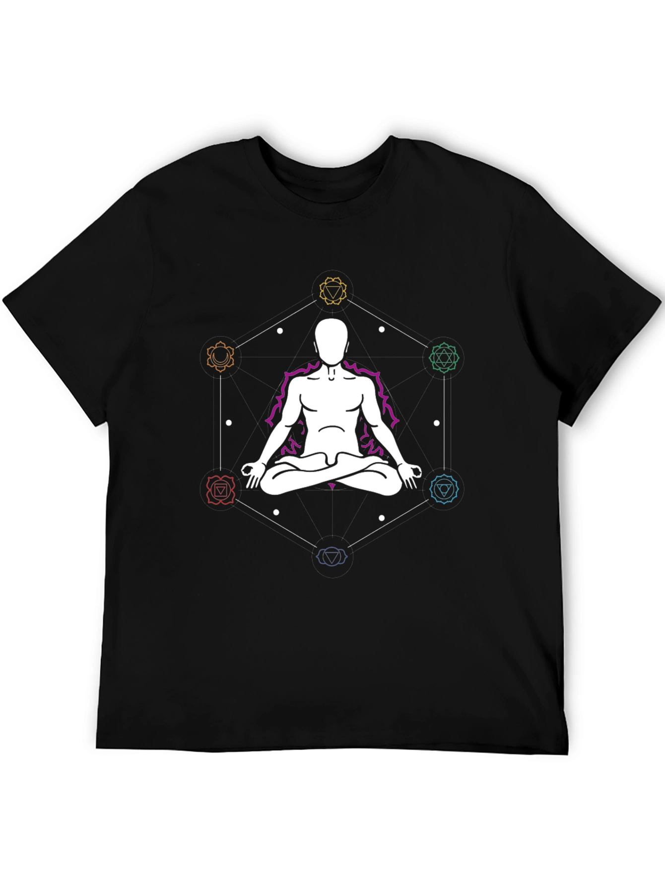Chakra Meditation Graphic T-Shirt - Relax & Center Yourself
