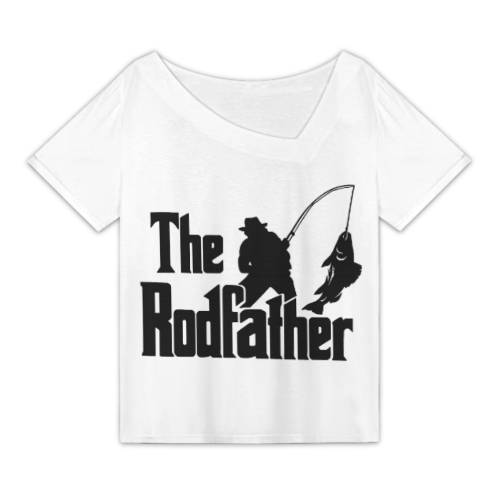 The Rodfather Fishing Graphic T-Shirt – Funny Fisherman Tee for Dad Anglers & Outdoor Lovers(z240)