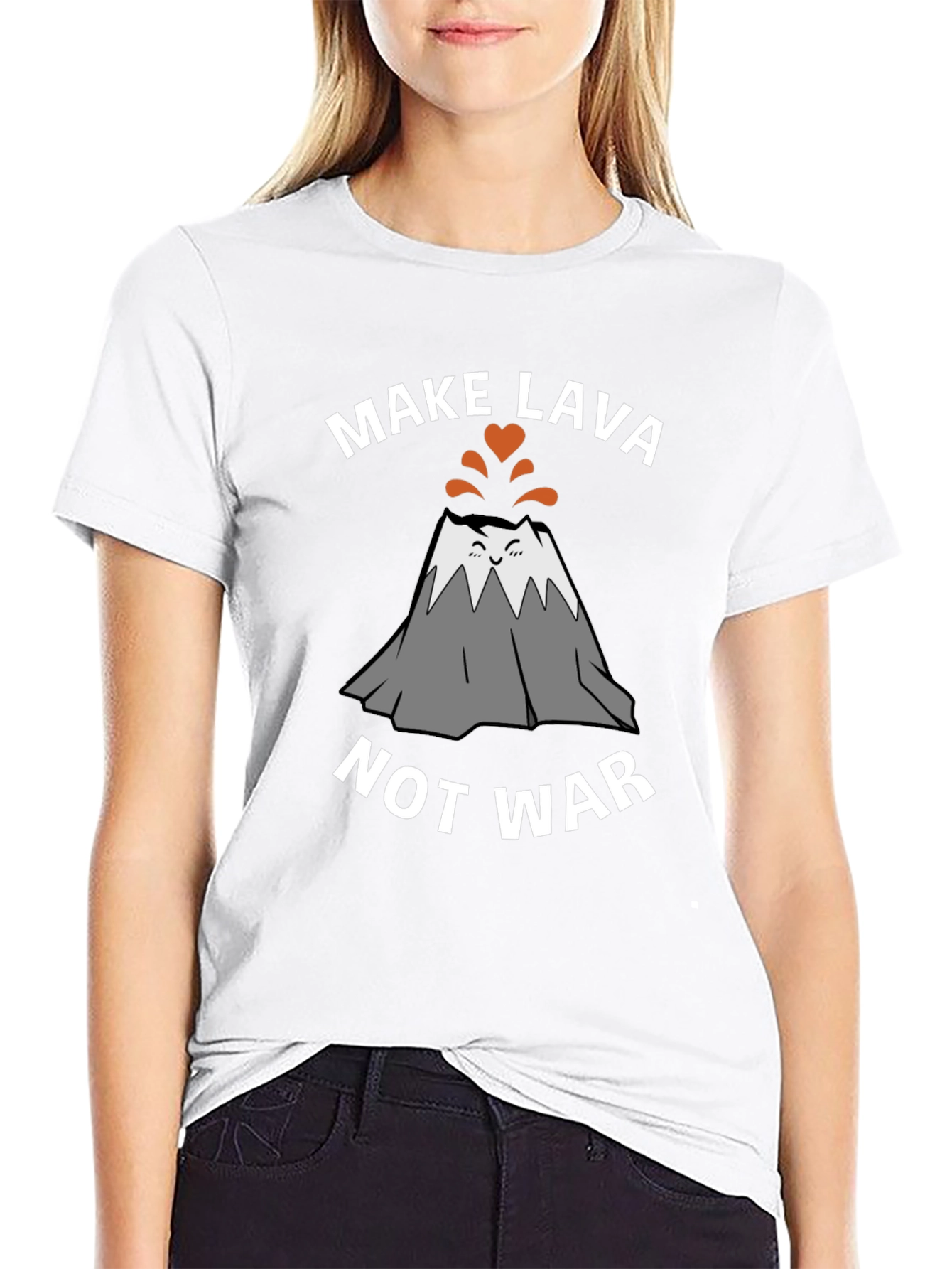 Make Lava Not War Graphic T-Shirt