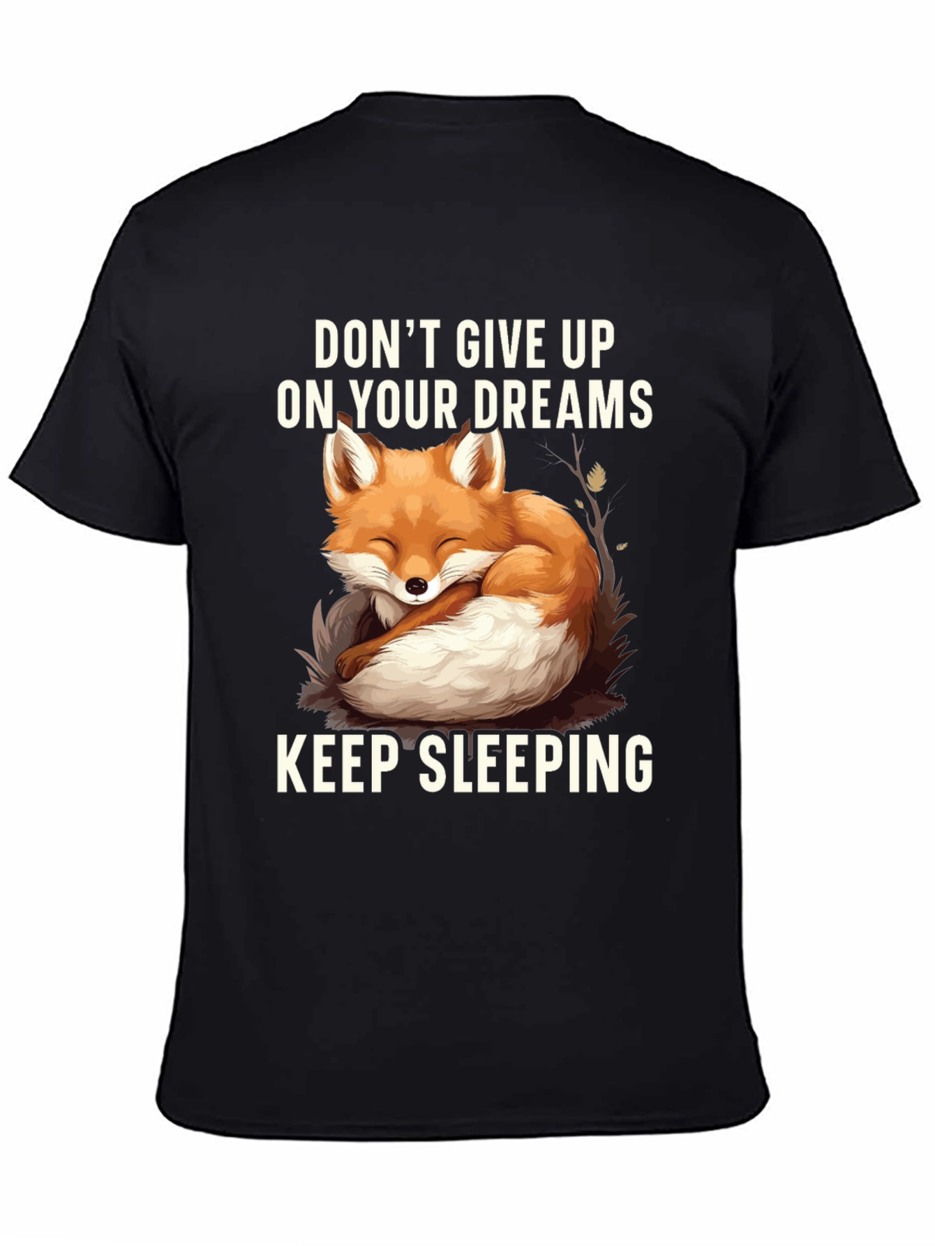 Dreamer Fox Graphic Tee - Stay Asleep