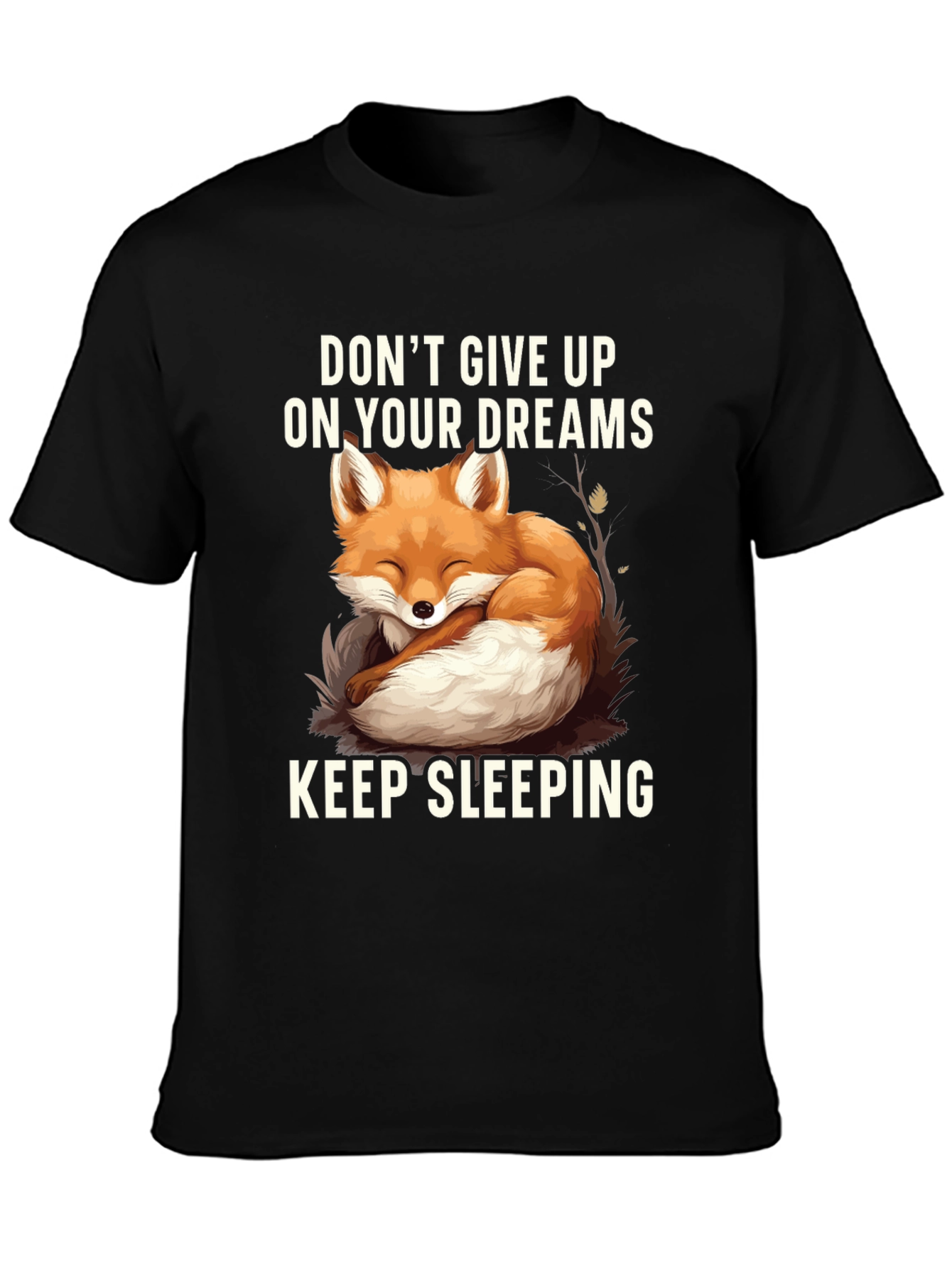 Dreamer Fox Graphic Tee - Stay Asleep